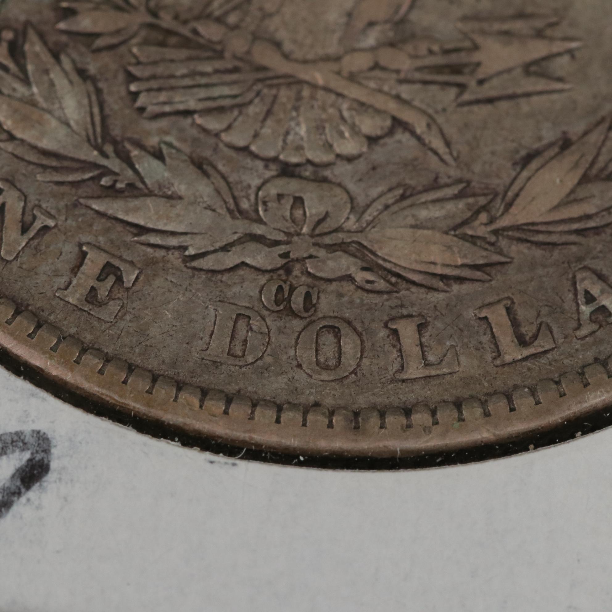 1882-CC Morgan Silver Dollar