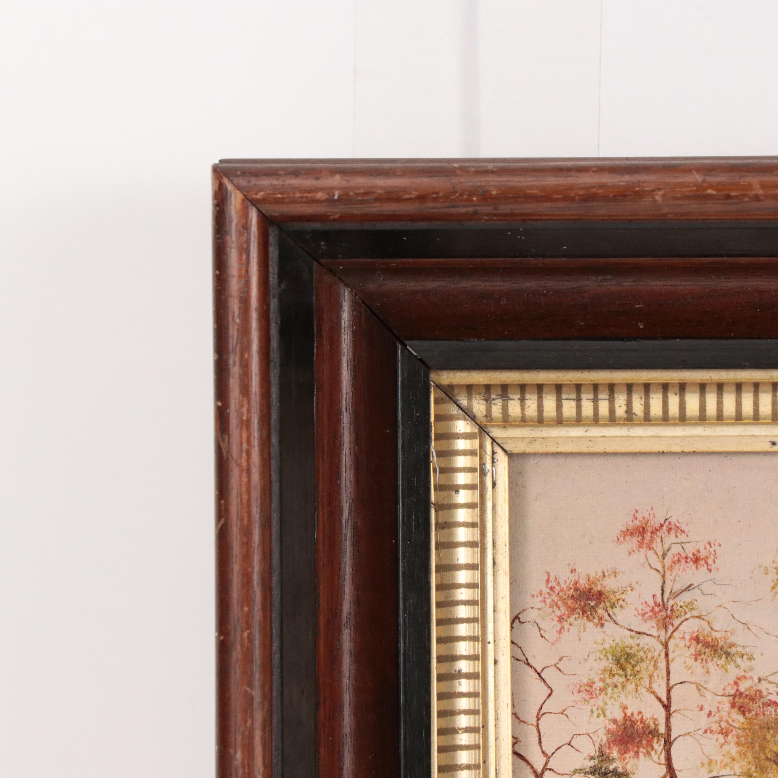 Hudson River School Oil Painting of Landscape, Late 19th Century