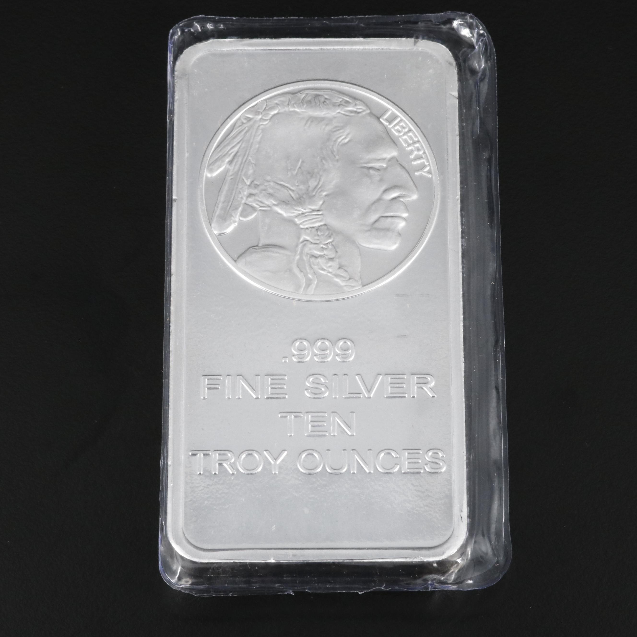 Ten Troy Ounce .999 Silver Bar