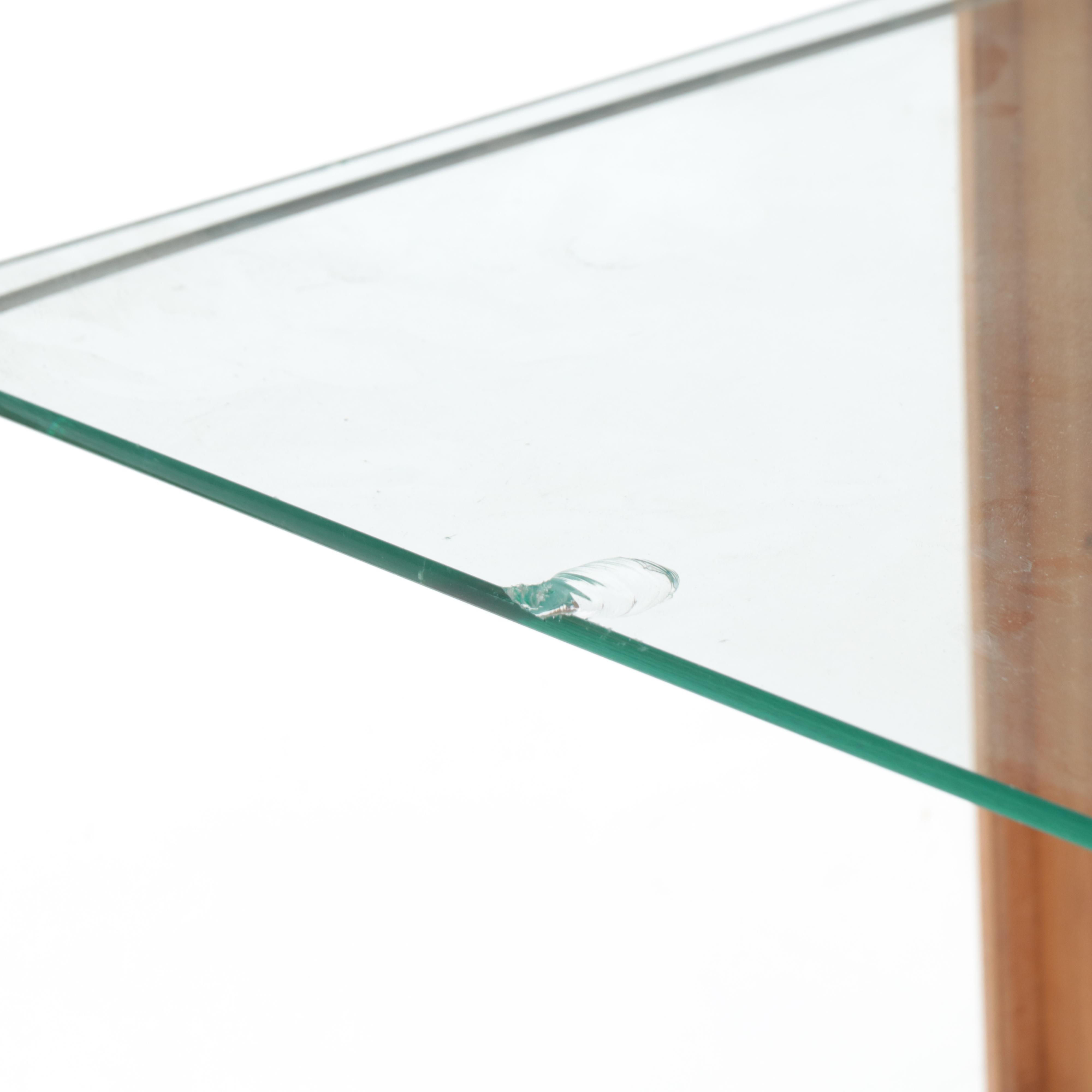 Wood and Glass Shop Counter Showcase