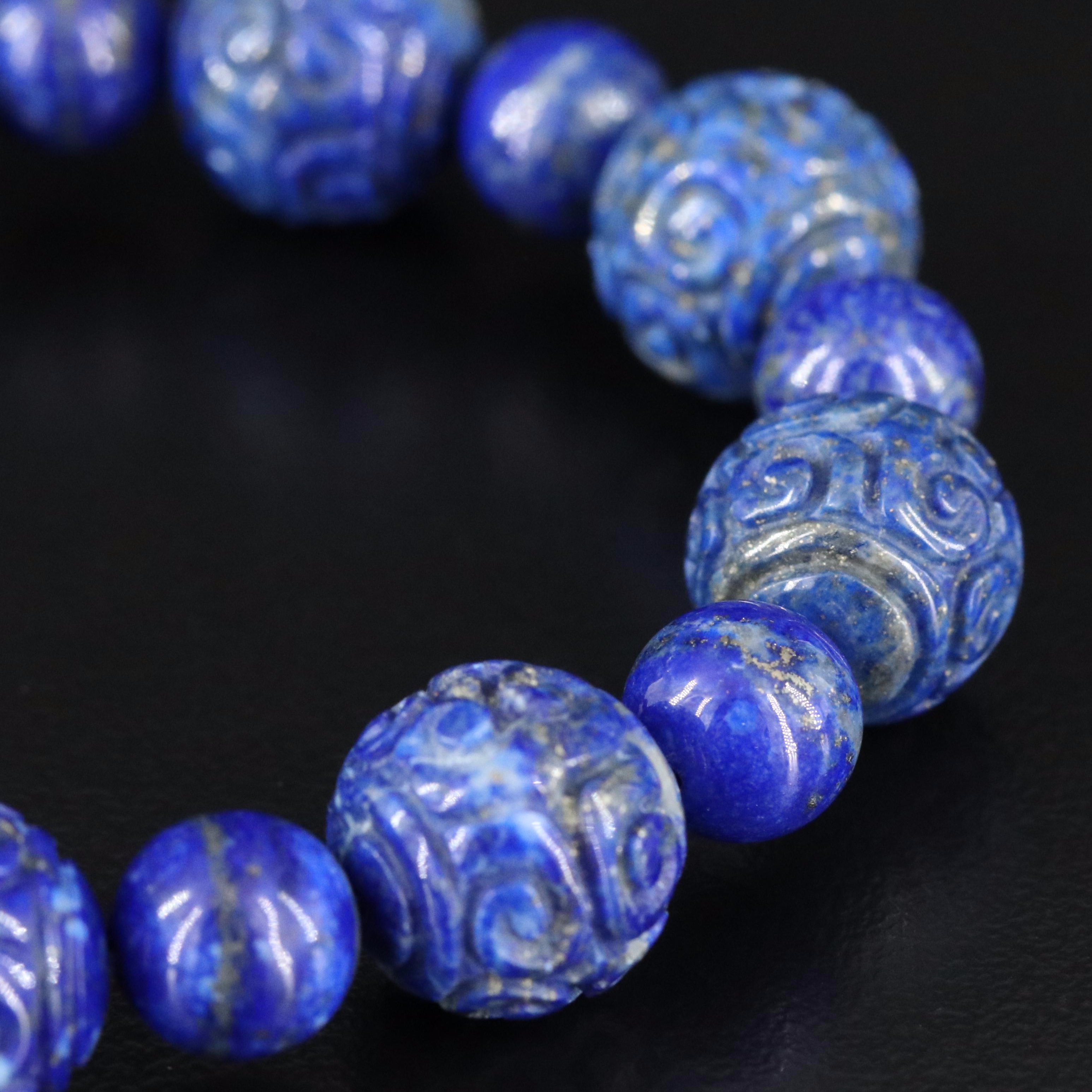 Lapis Lazuli Expandable Bracelet