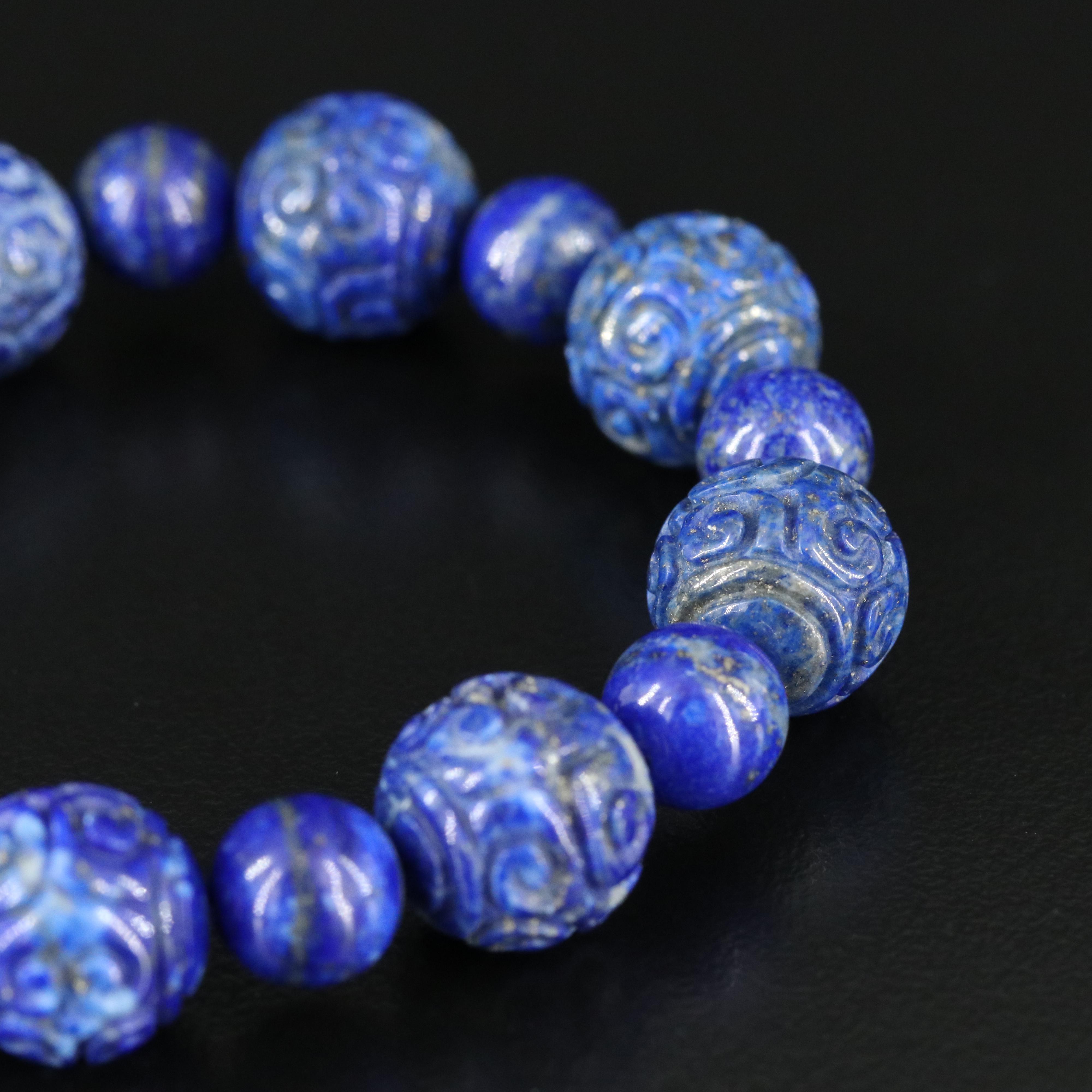 Lapis Lazuli Expandable Bracelet