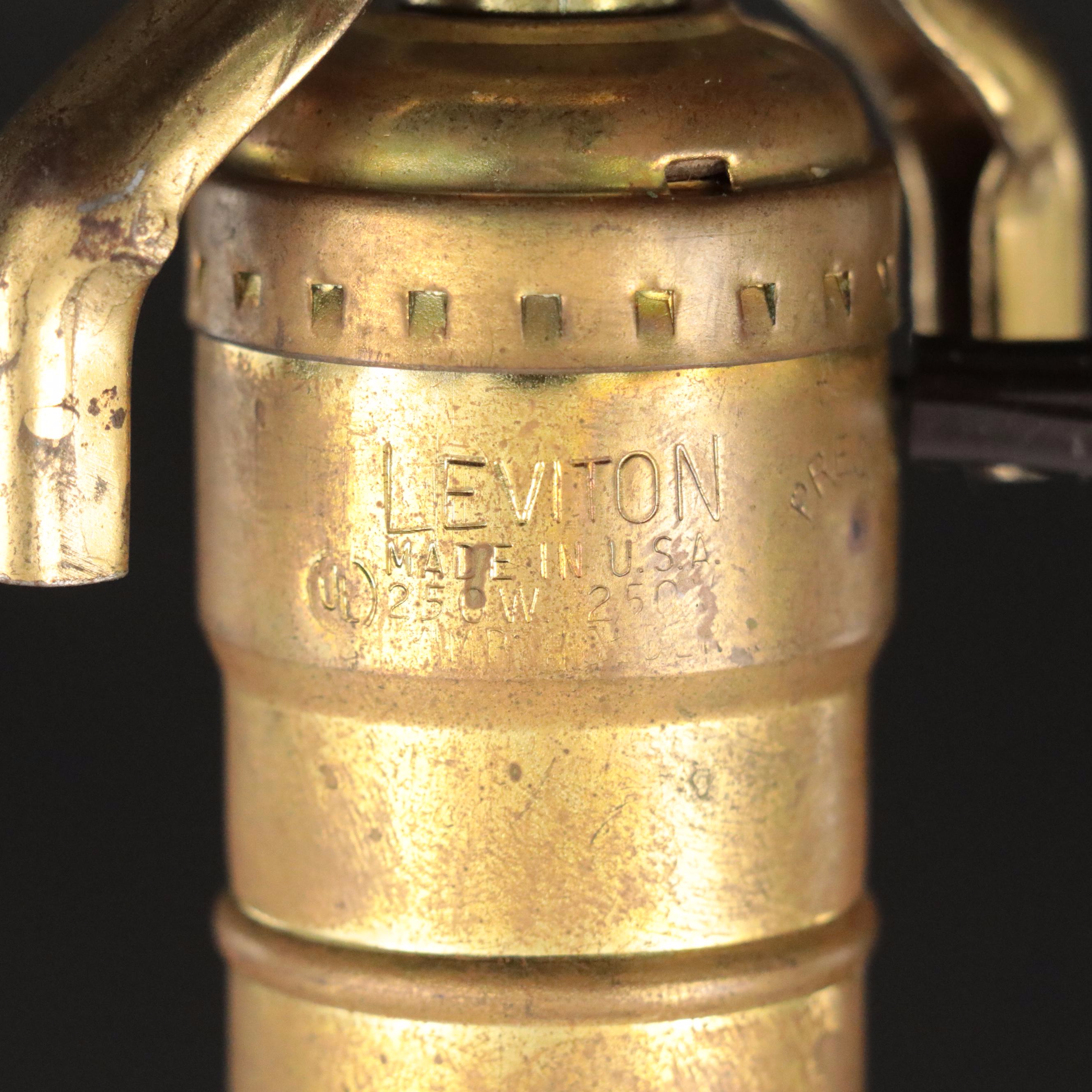 Waterford Crystal and Brass Lamp