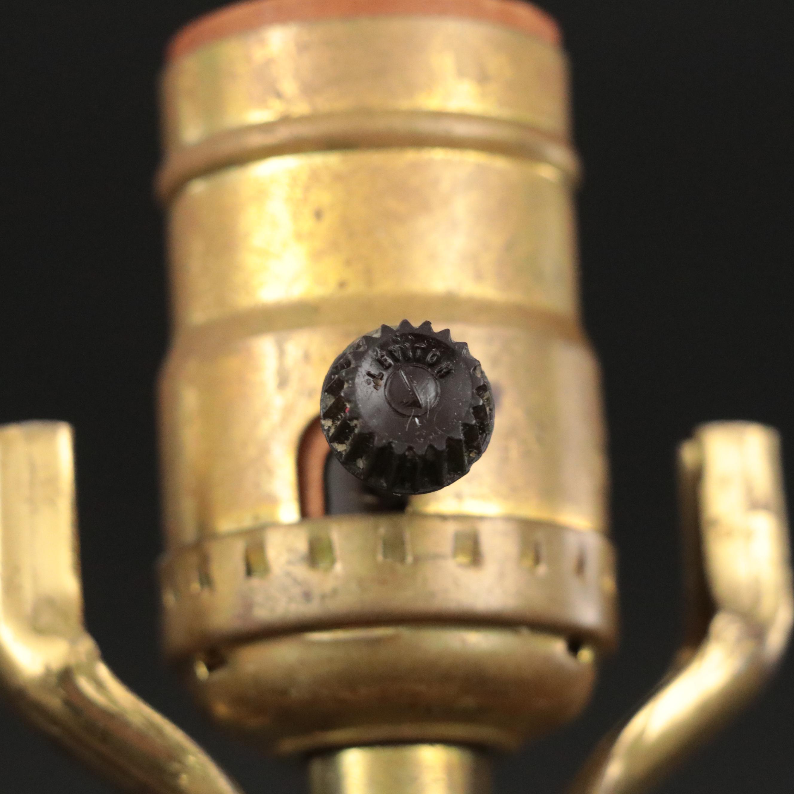 Waterford Crystal and Brass Lamp