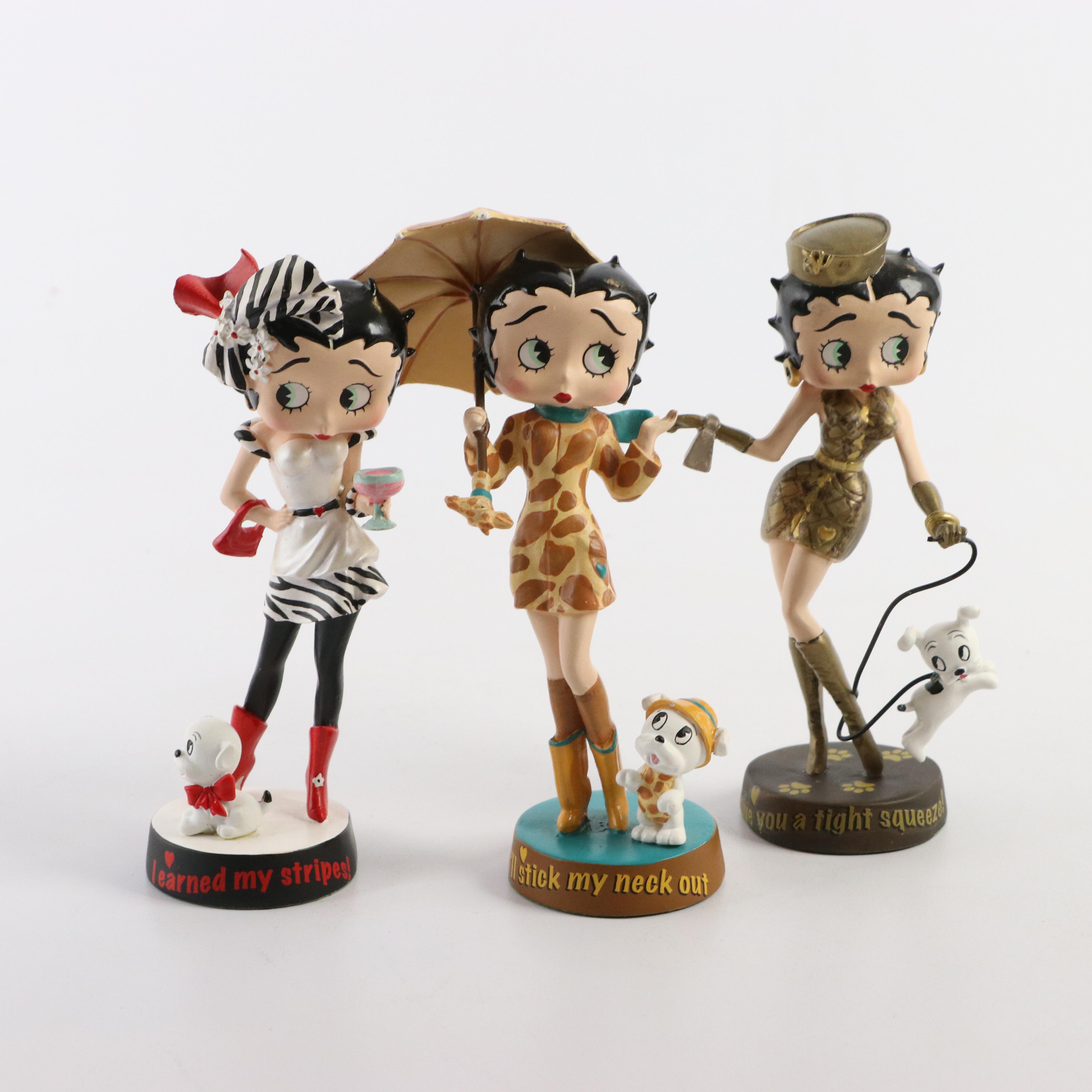 Betty Boop Danbury Mint Collector Figurines and Bobblehead