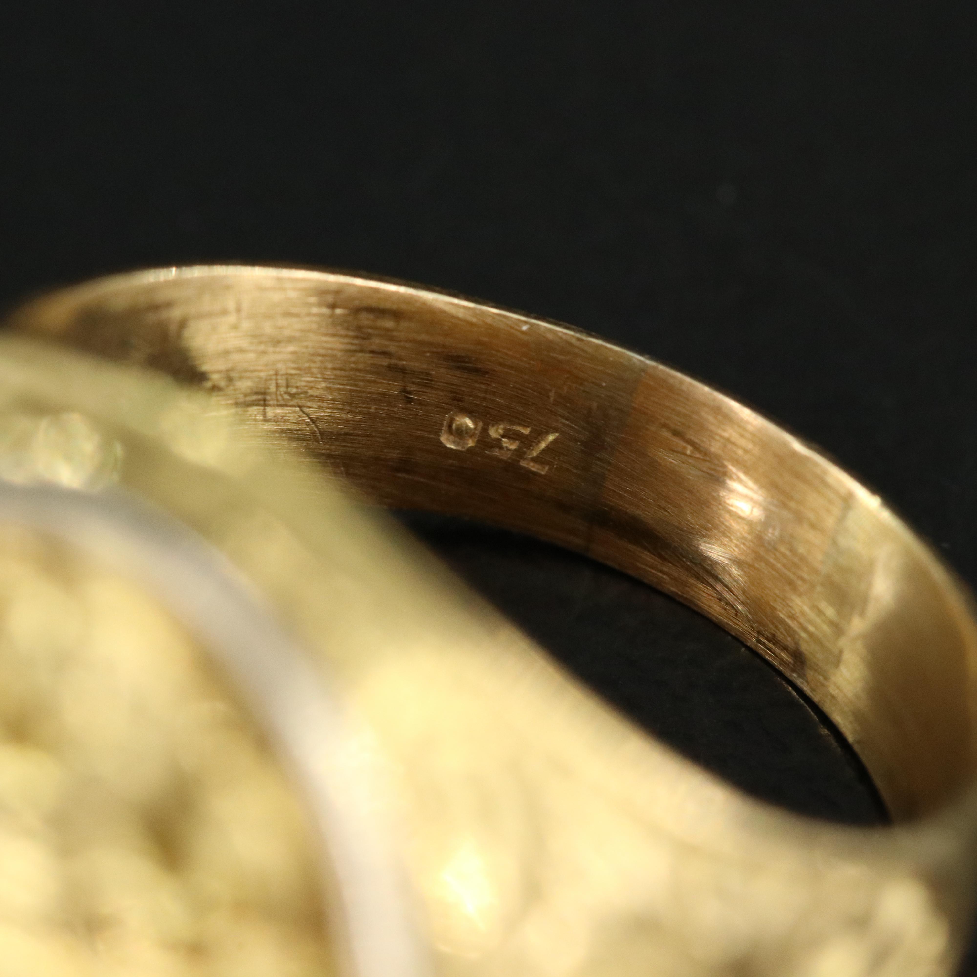 18K Coat of Arms Signet Ring