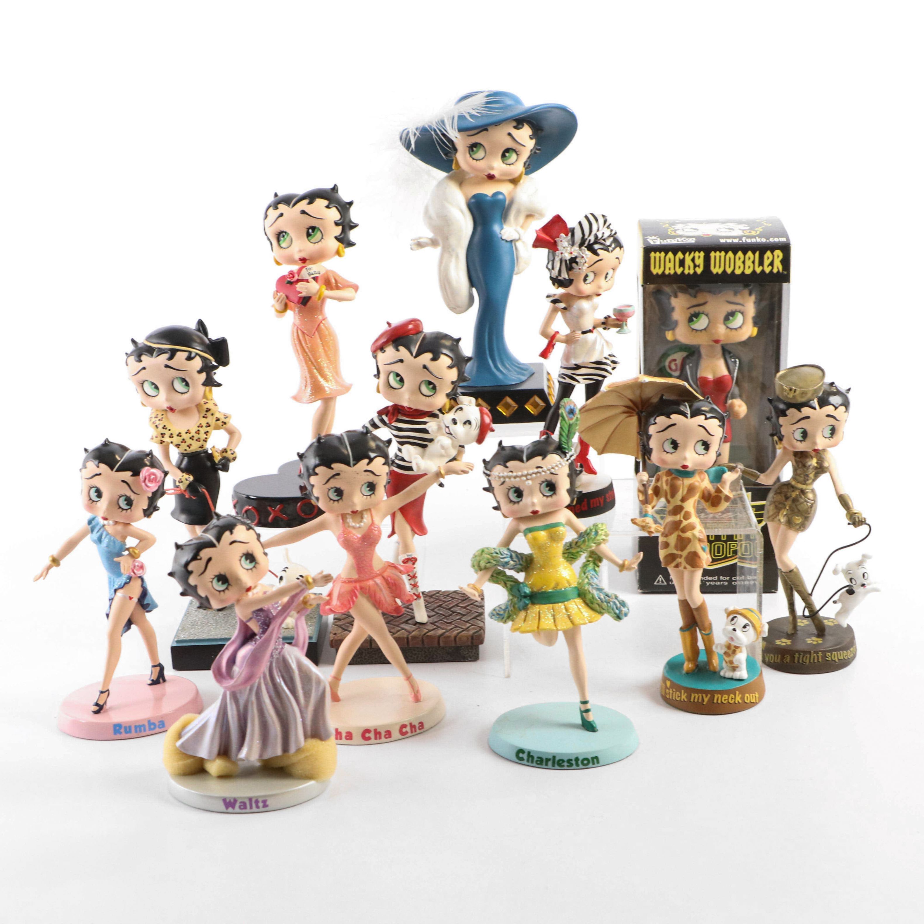 Betty Boop Danbury Mint Collector Figurines and Bobblehead