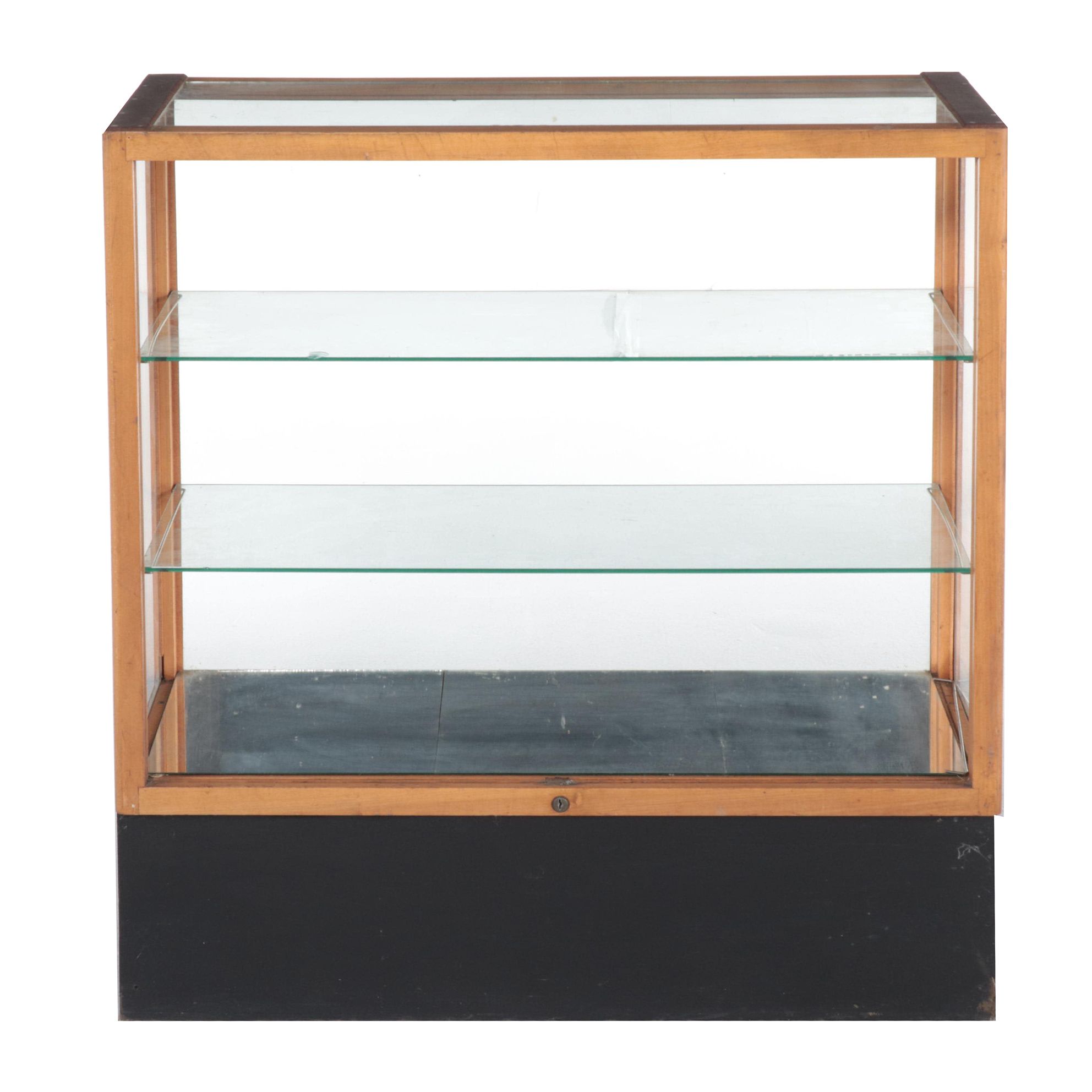 Wood and Glass Shop Counter Showcase