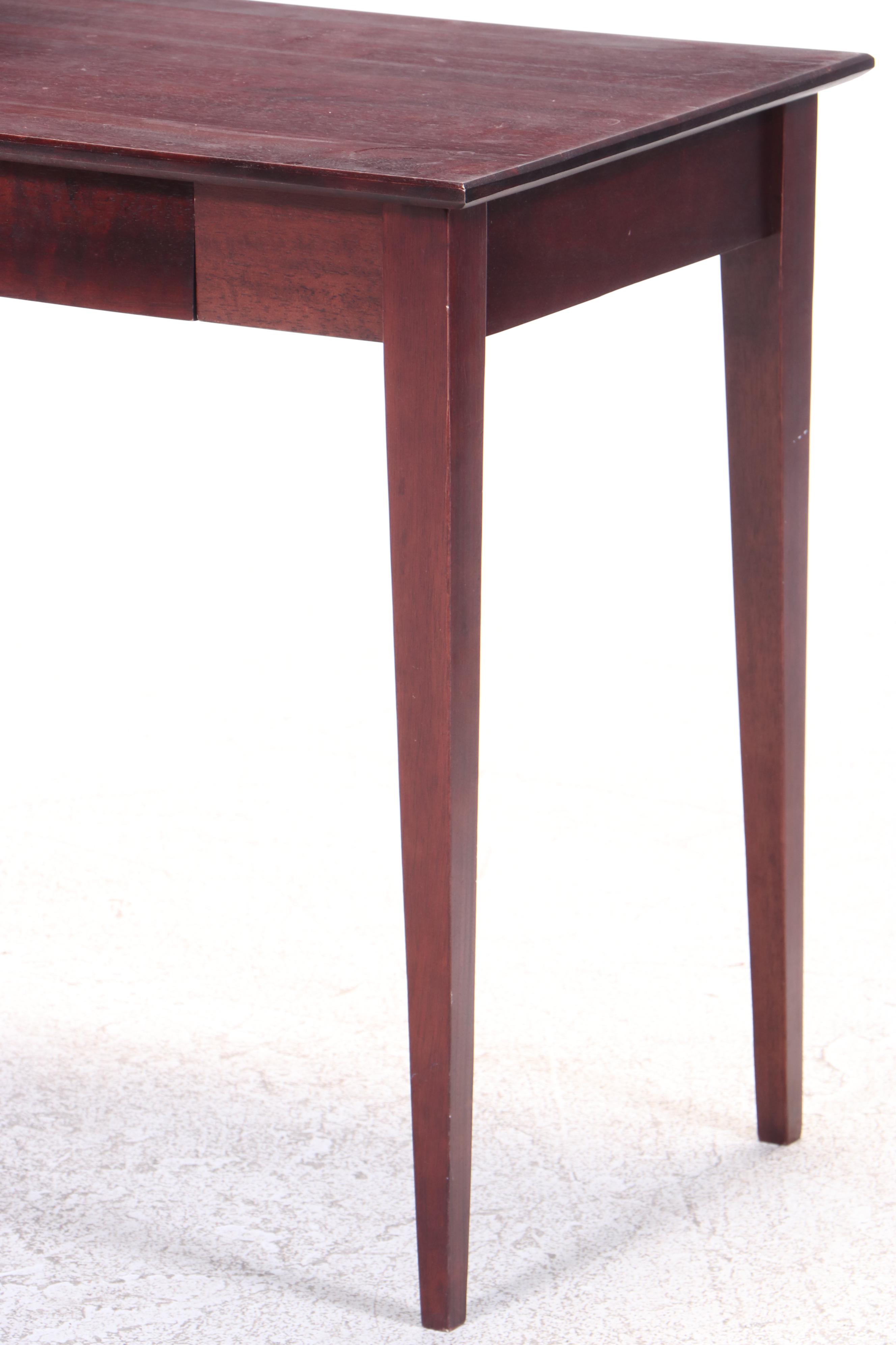 Shaker Style Mahogany Finish Computer Desk