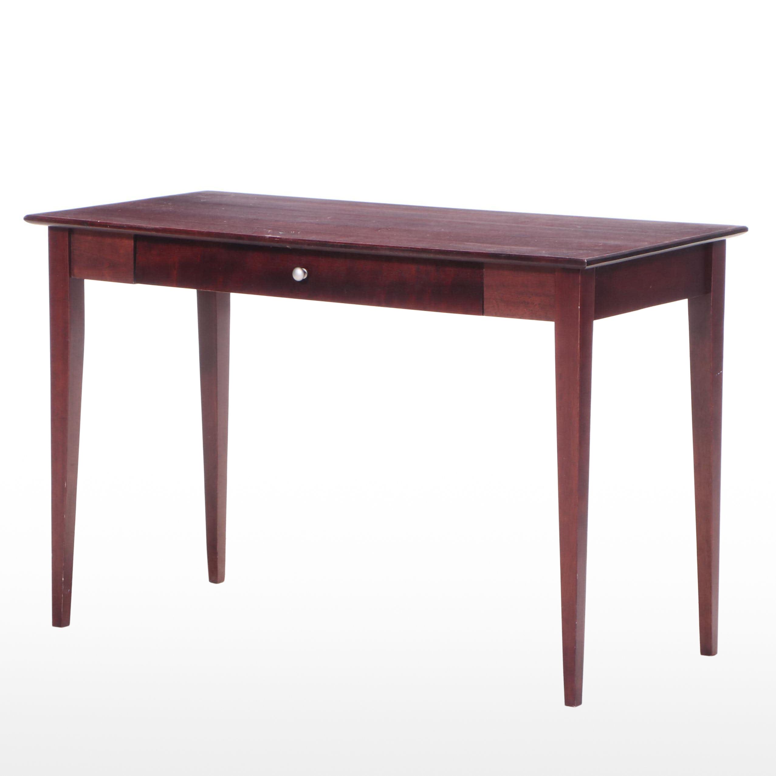 Shaker Style Mahogany Finish Computer Desk