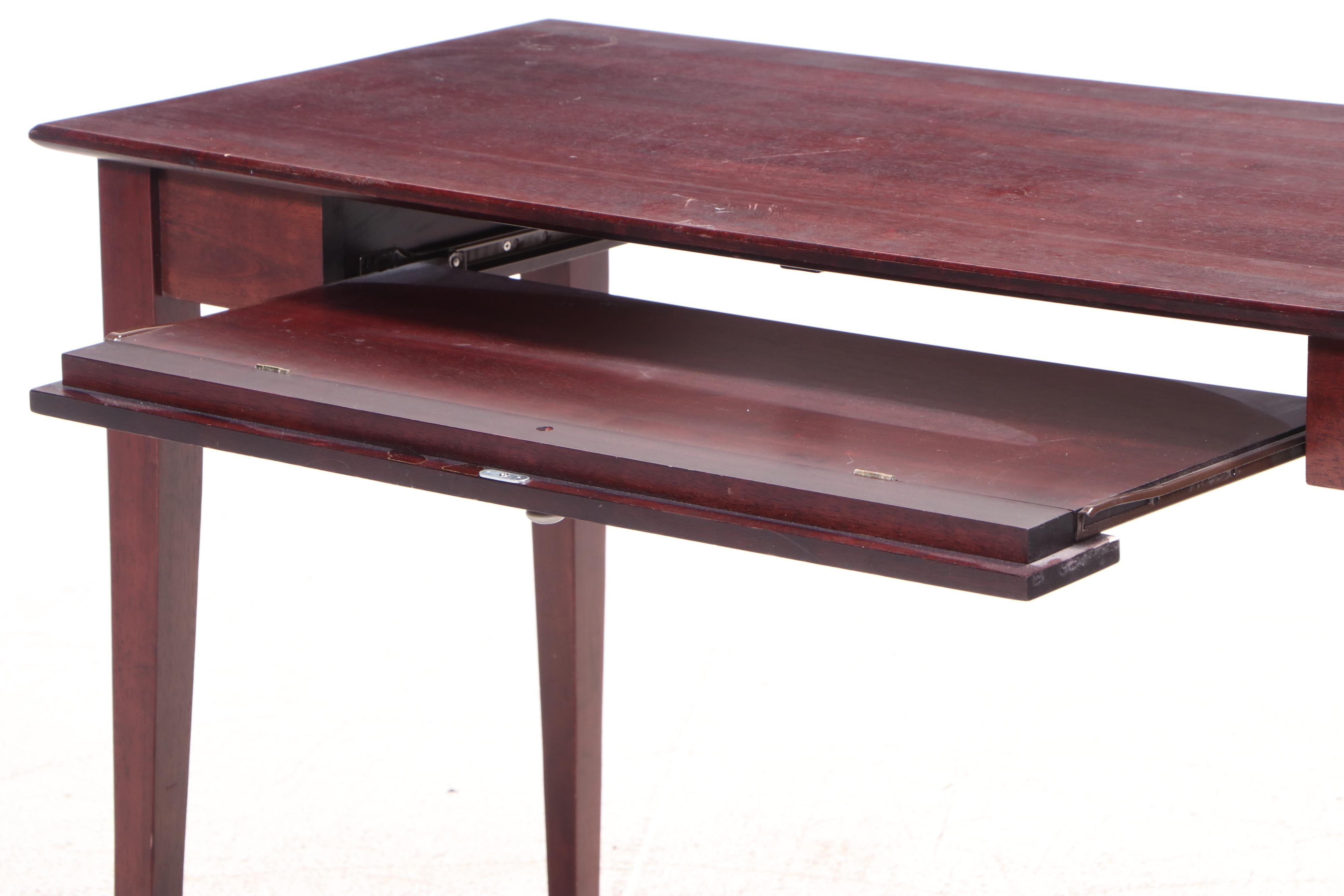 Shaker Style Mahogany Finish Computer Desk