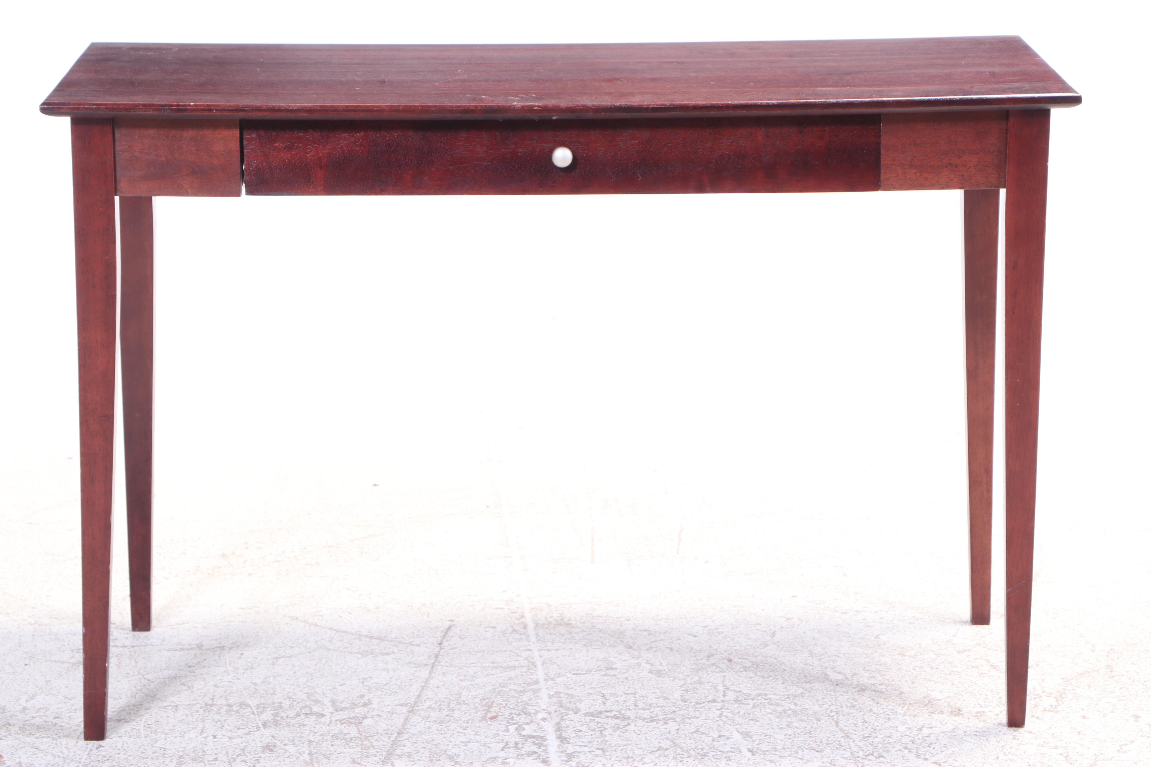 Shaker Style Mahogany Finish Computer Desk