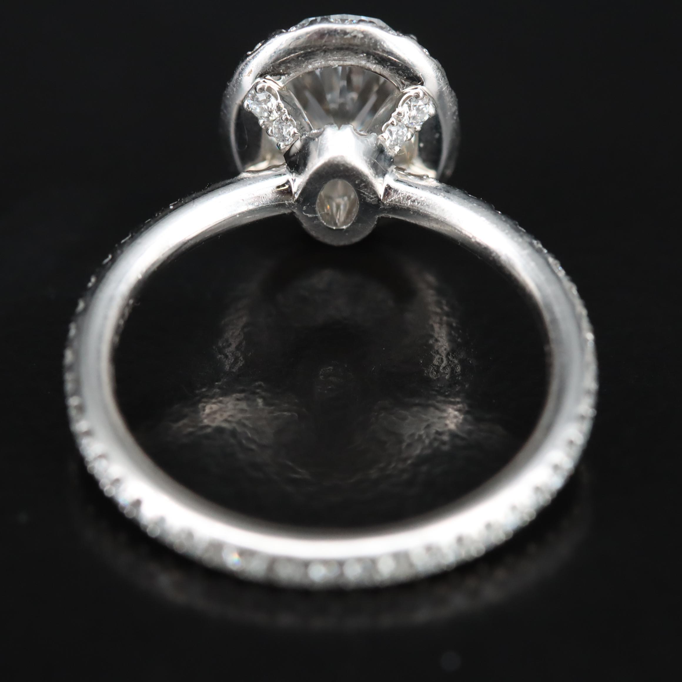 Harry Winston Platinum 1.71 CTW Diamond Ring with GIA Report