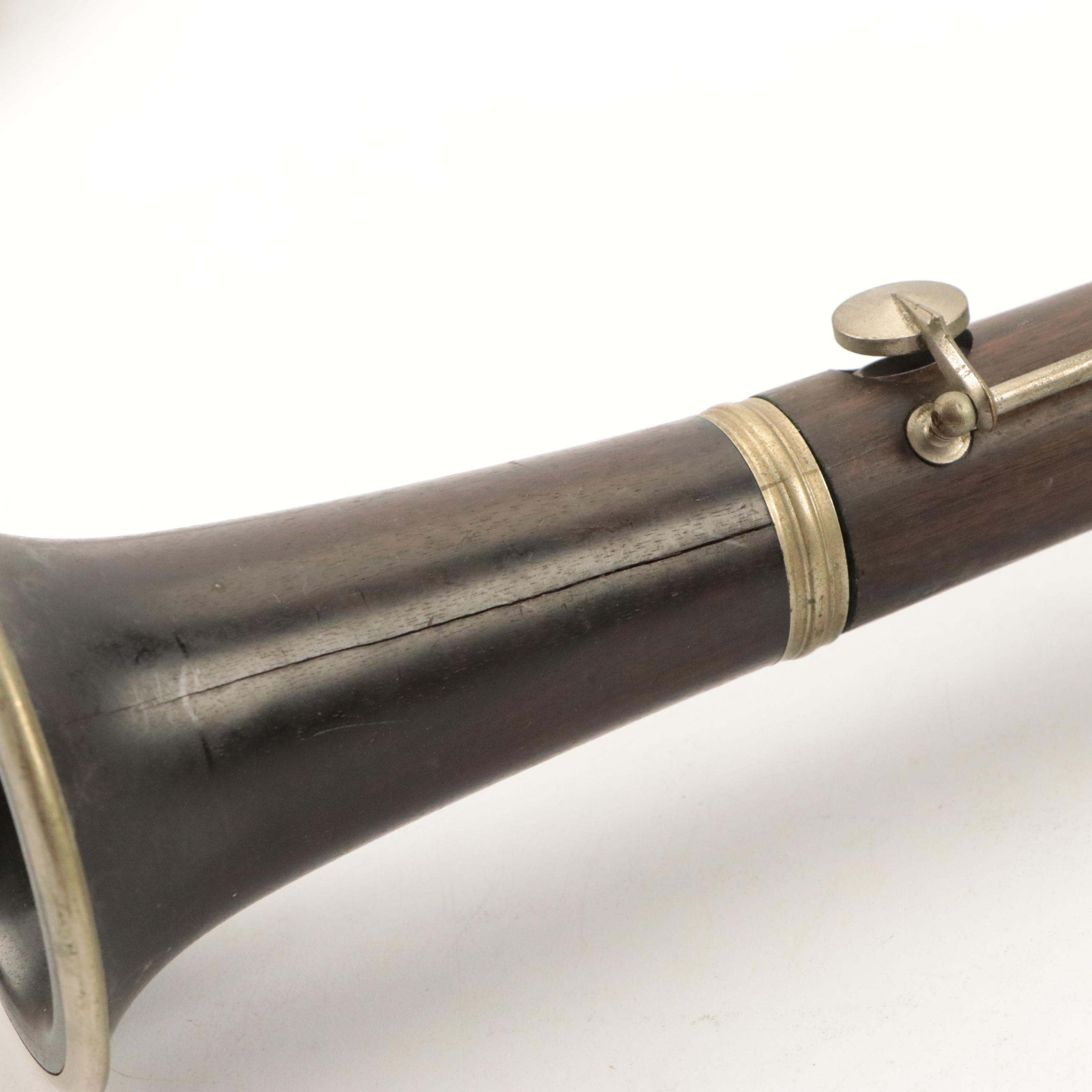 Conn Rosewood Clarinet with Selmer Metal Flute
