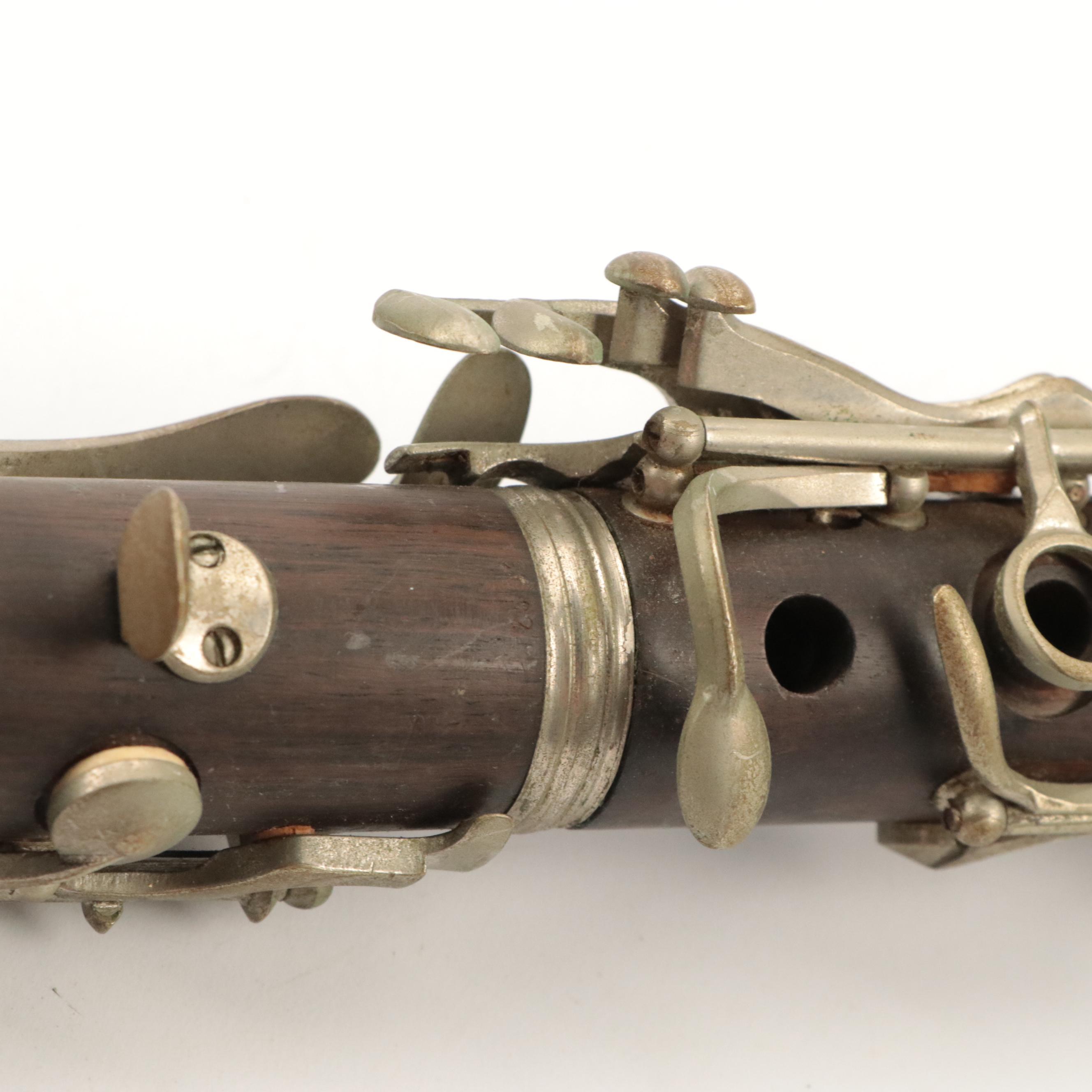 Conn Rosewood Clarinet with Selmer Metal Flute