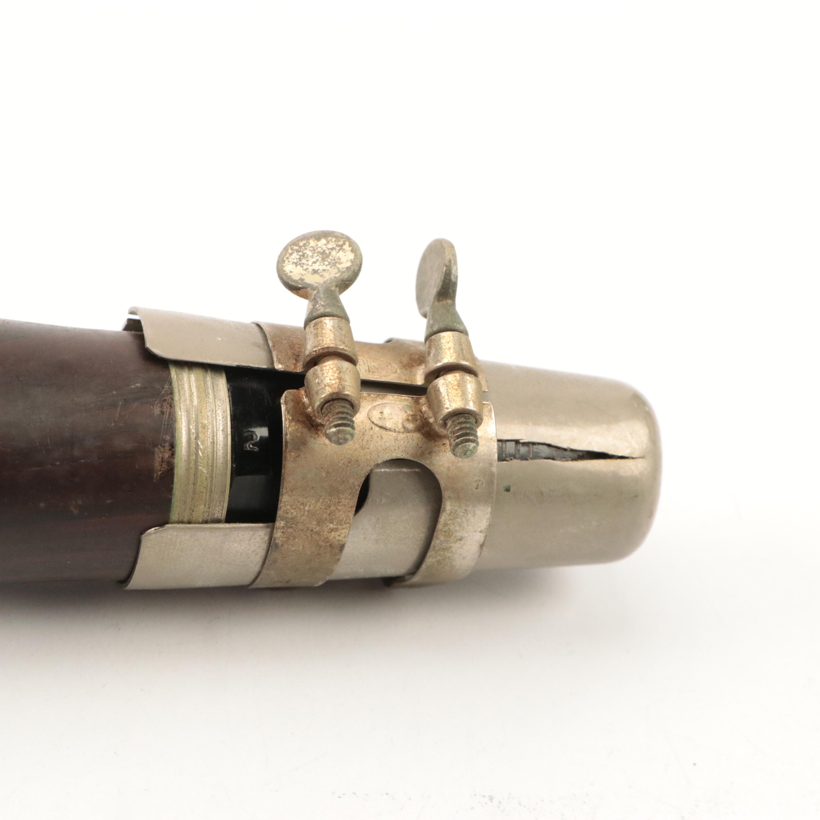 Conn Rosewood Clarinet with Selmer Metal Flute