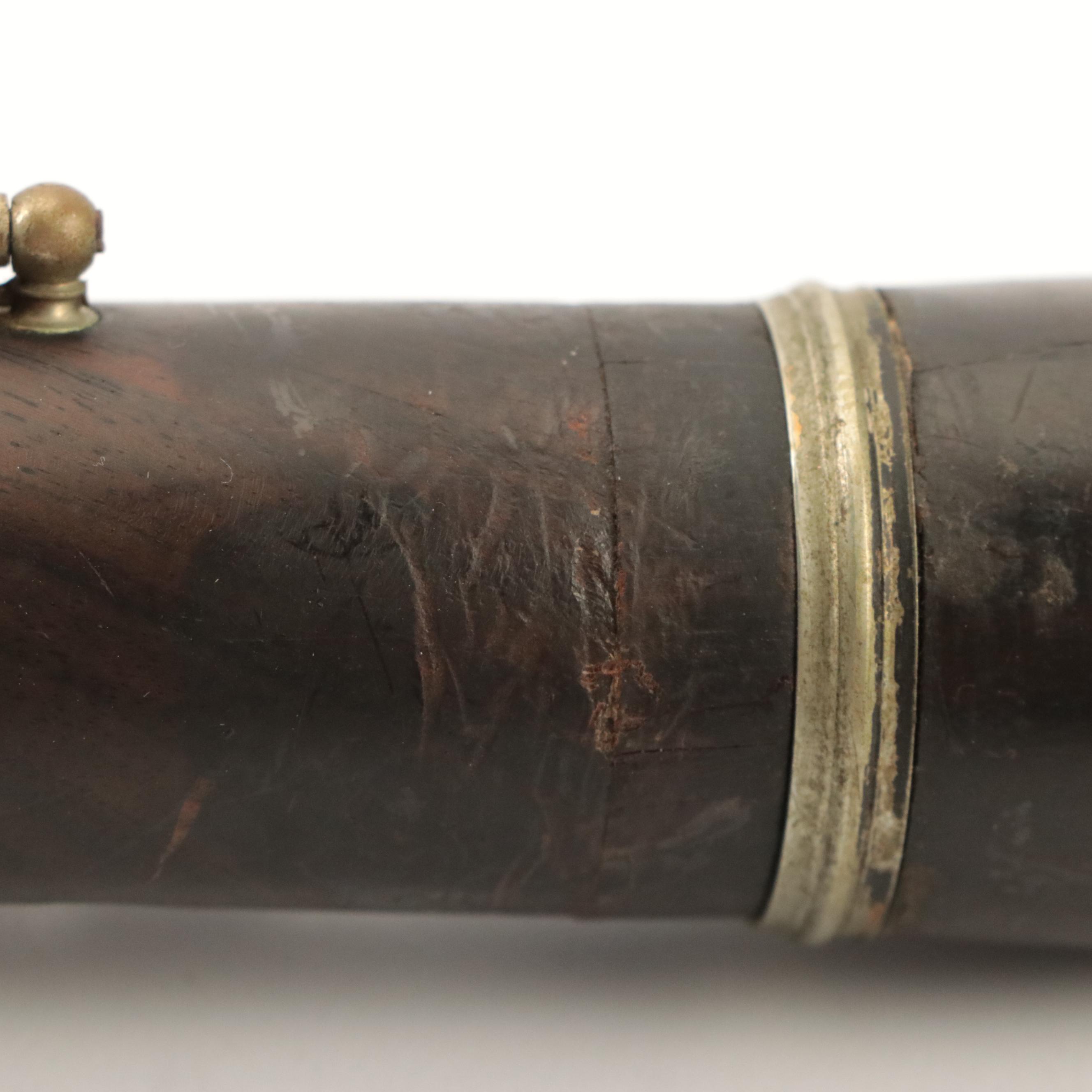 Conn Rosewood Clarinet With Fratelli e Cugino Rampone Italian Mixed Woods Flute