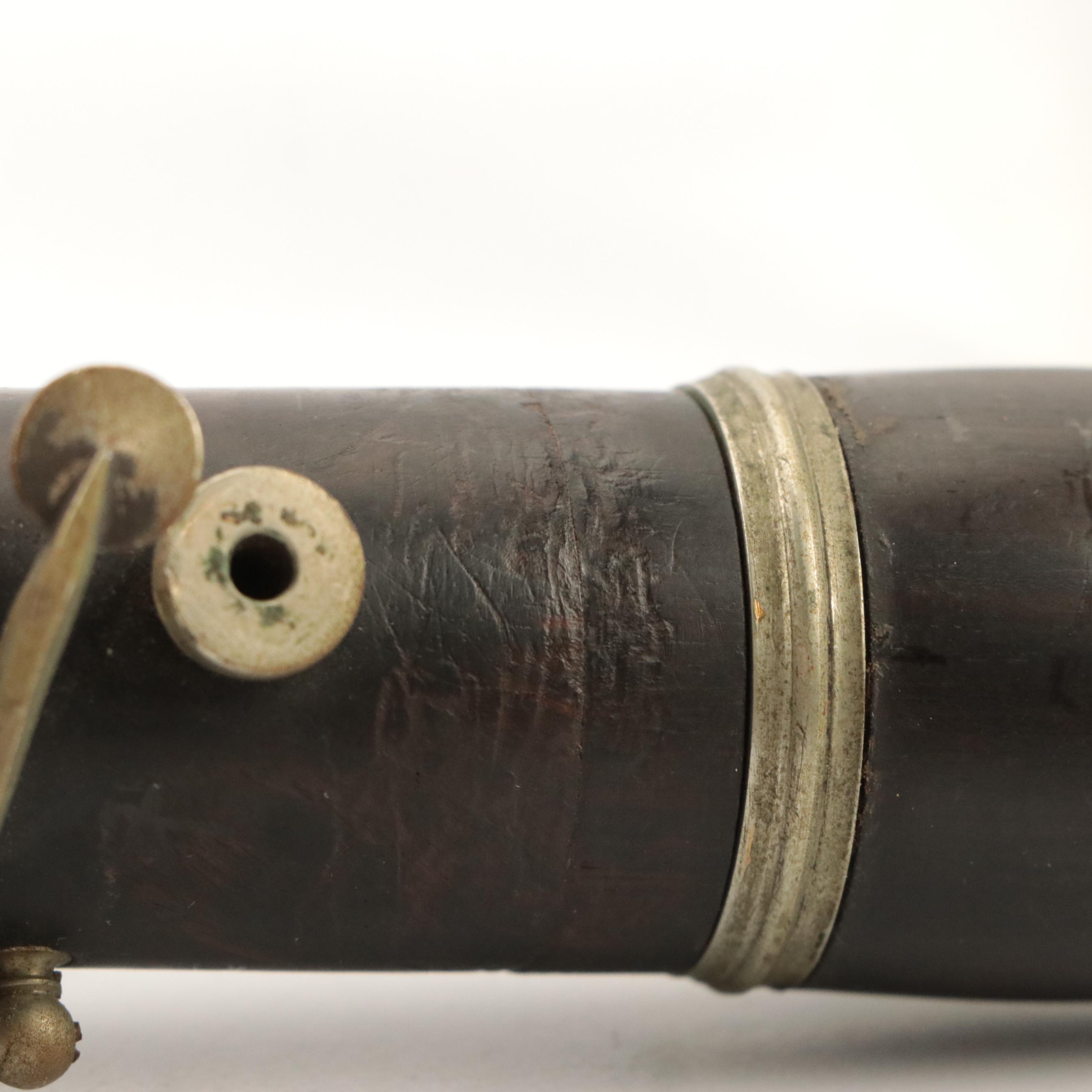 Conn Rosewood Clarinet With Fratelli e Cugino Rampone Italian Mixed Woods Flute