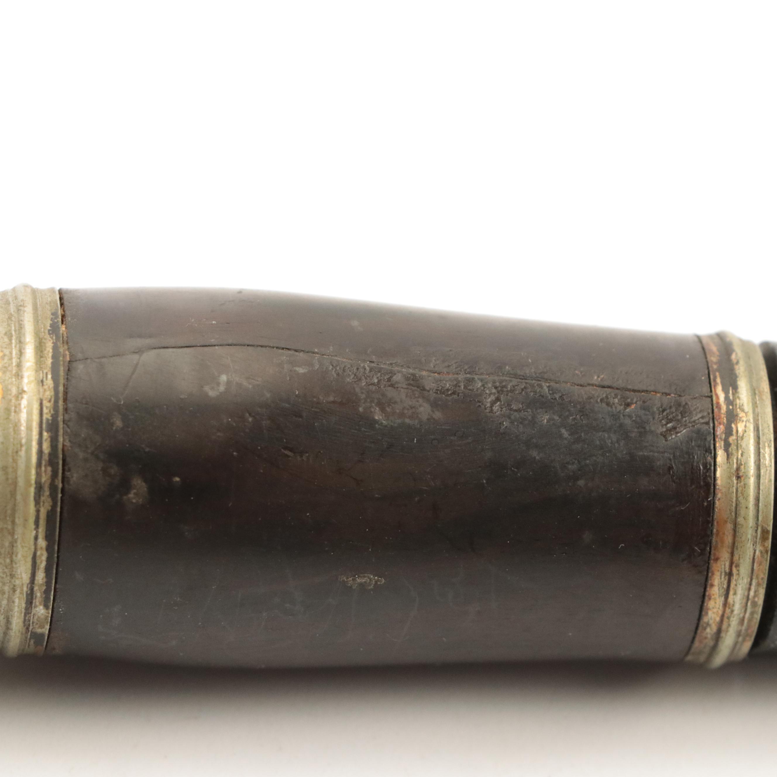 Conn Rosewood Clarinet With Fratelli e Cugino Rampone Italian Mixed Woods Flute