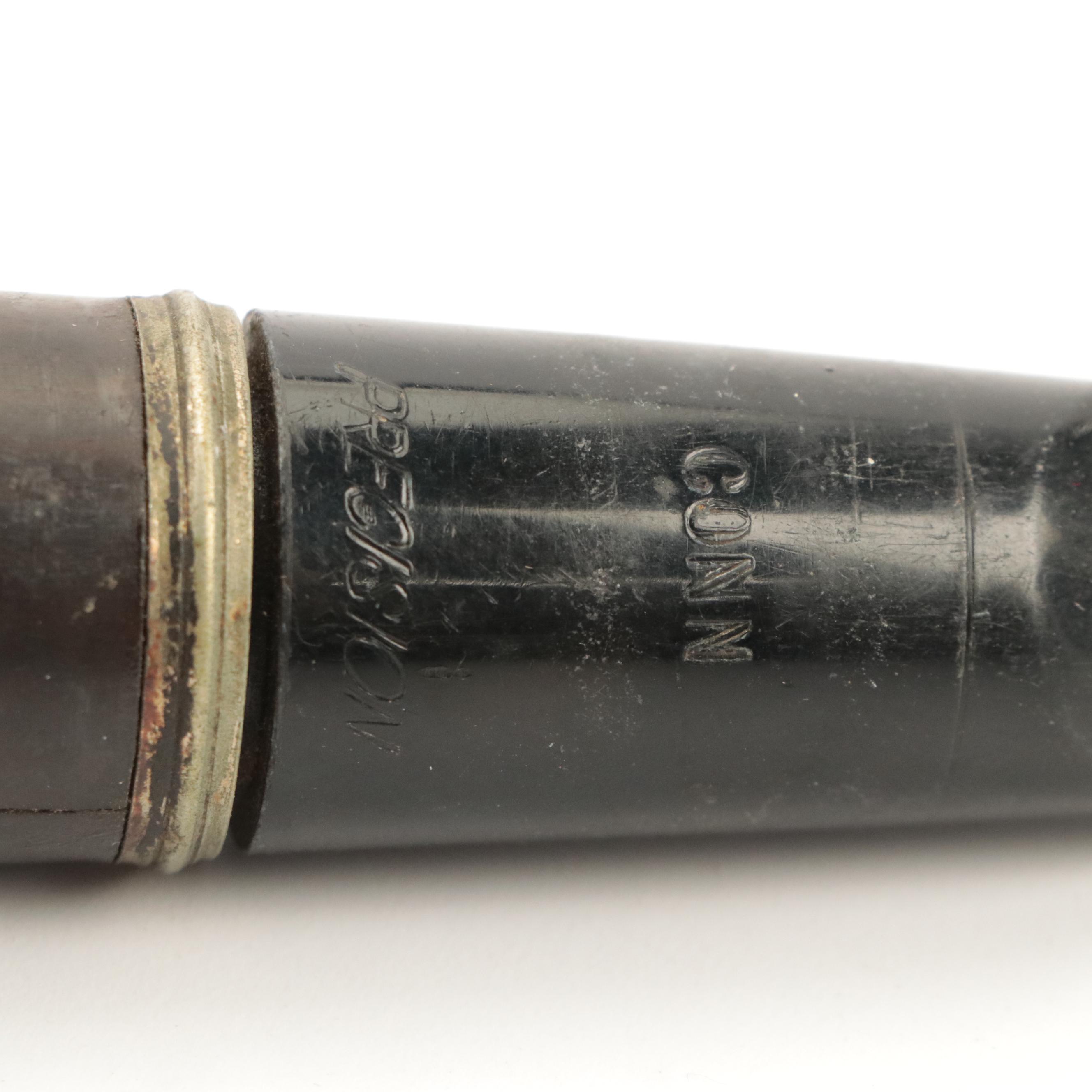 Conn Rosewood Clarinet With Fratelli e Cugino Rampone Italian Mixed Woods Flute