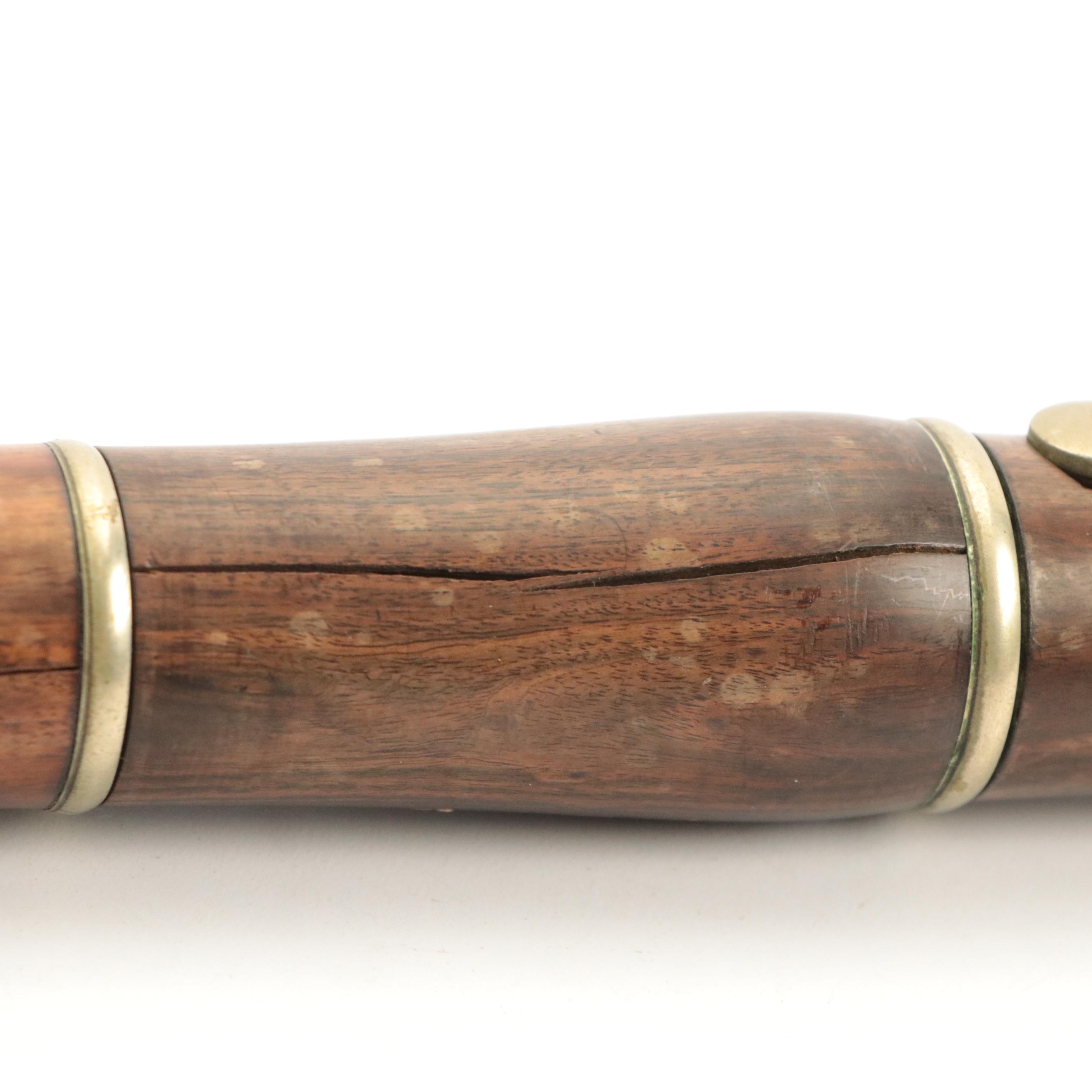 Conn Rosewood Clarinet With Fratelli e Cugino Rampone Italian Mixed Woods Flute