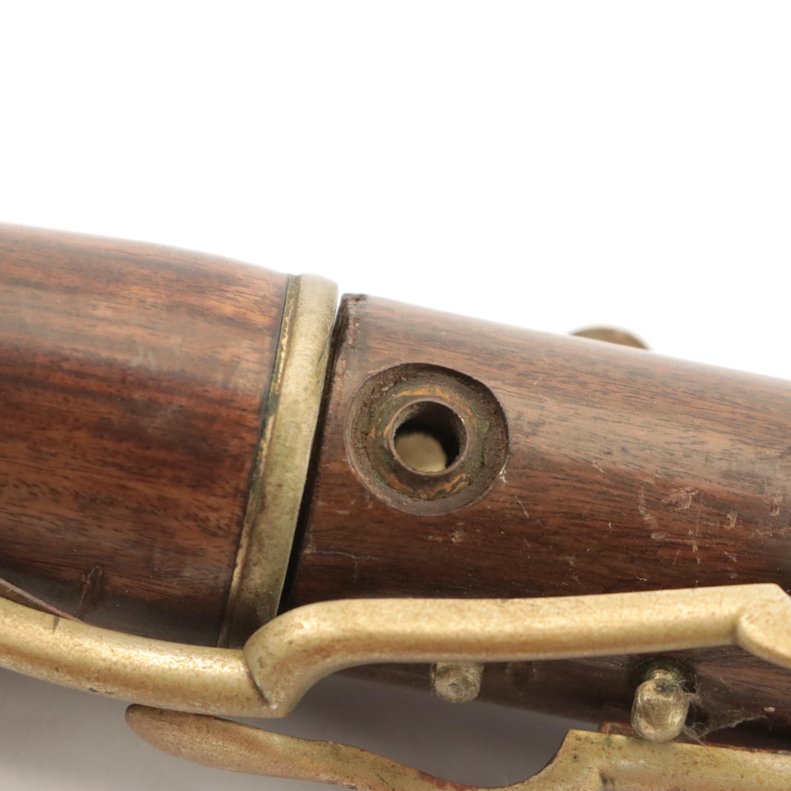 Conn Rosewood Clarinet With Fratelli e Cugino Rampone Italian Mixed Woods Flute