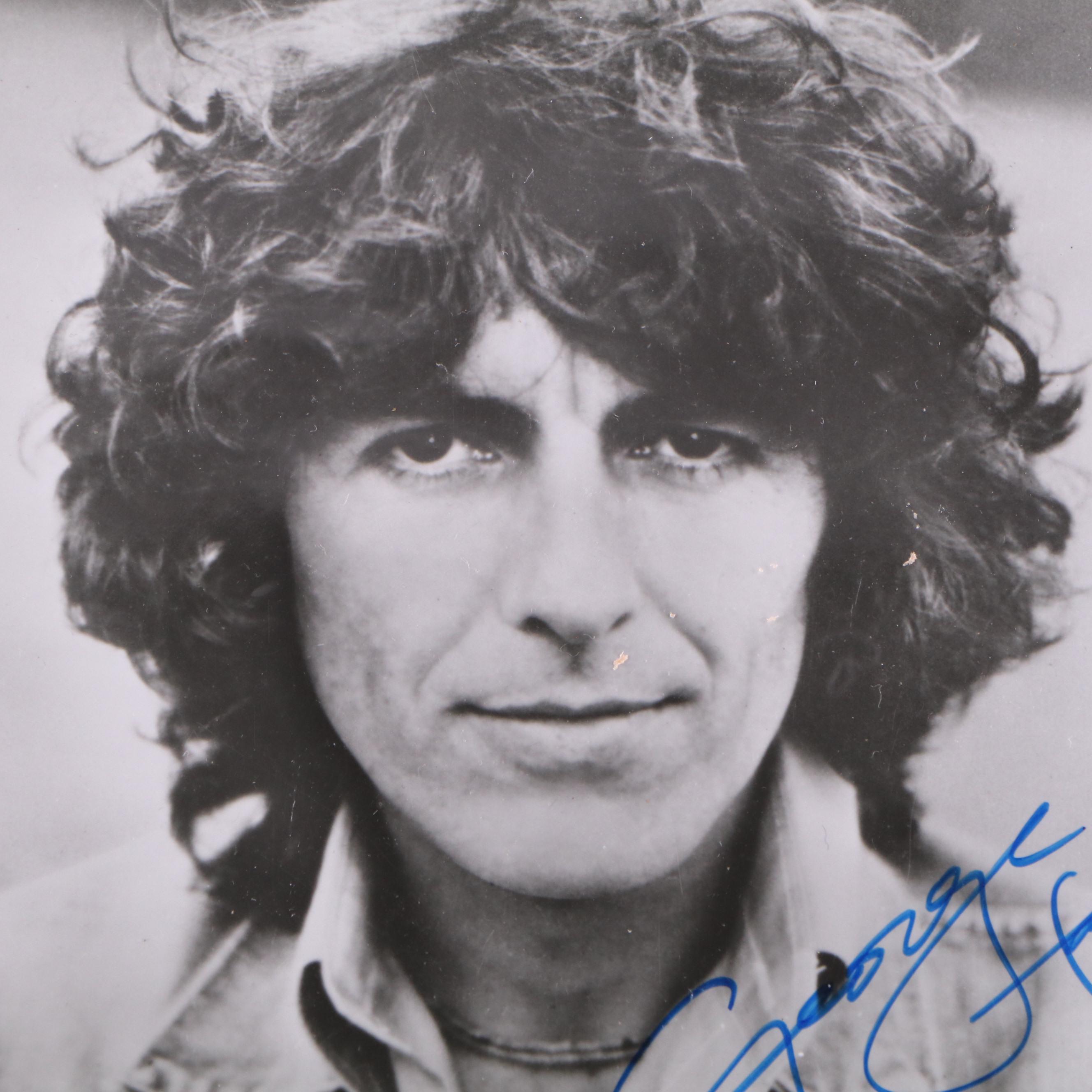 George Harrison Signed Print