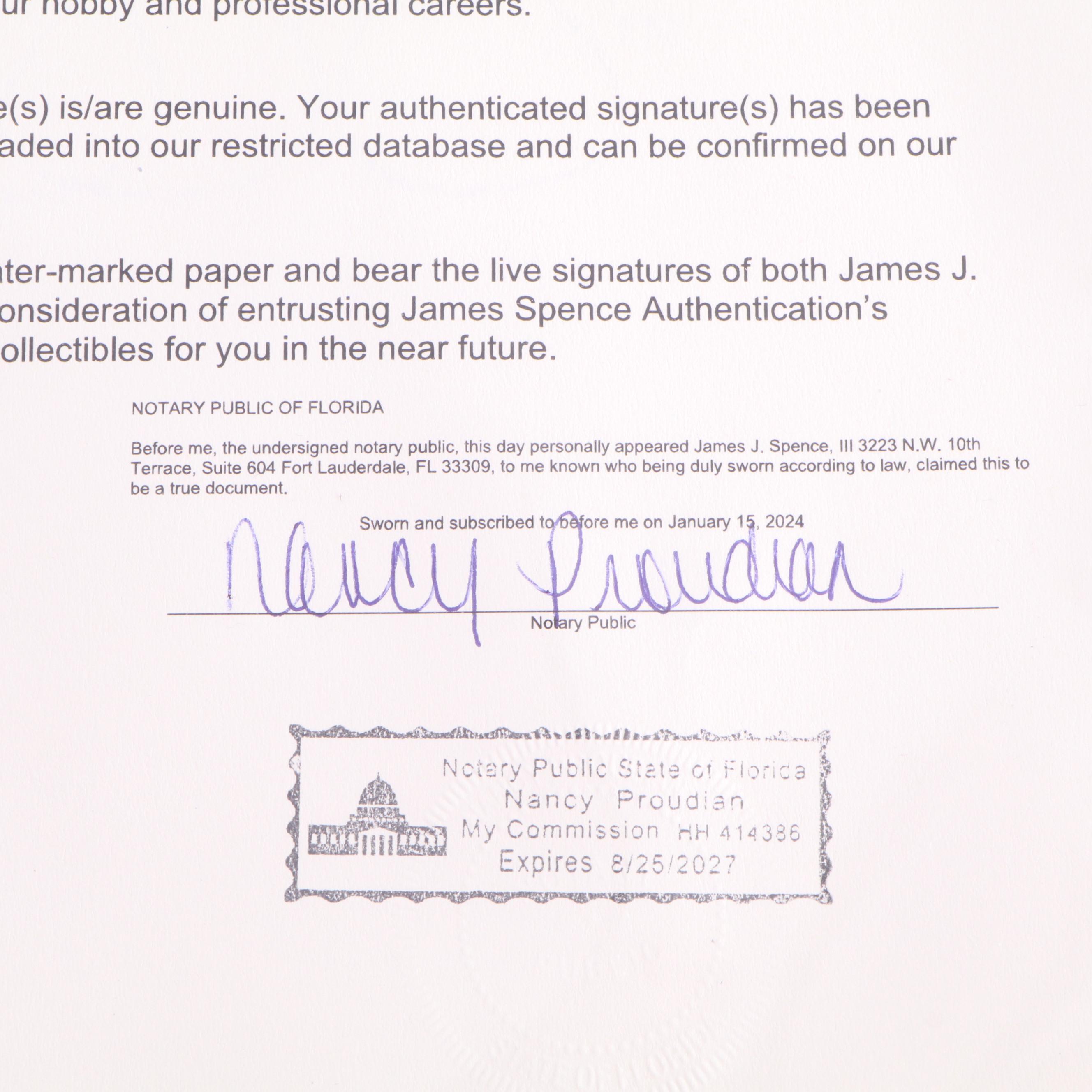 George Harrison Signed Print