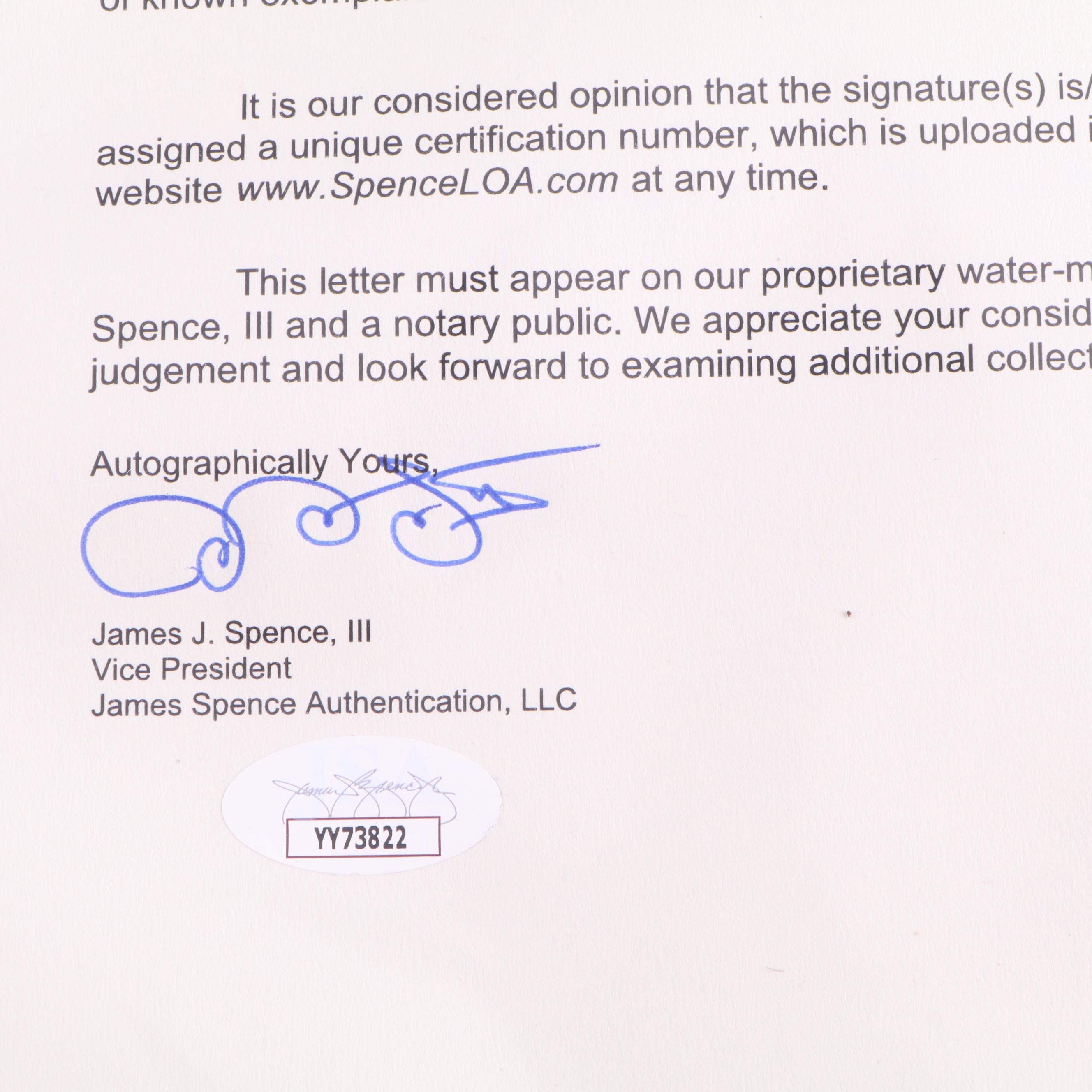 George Harrison Signed Print