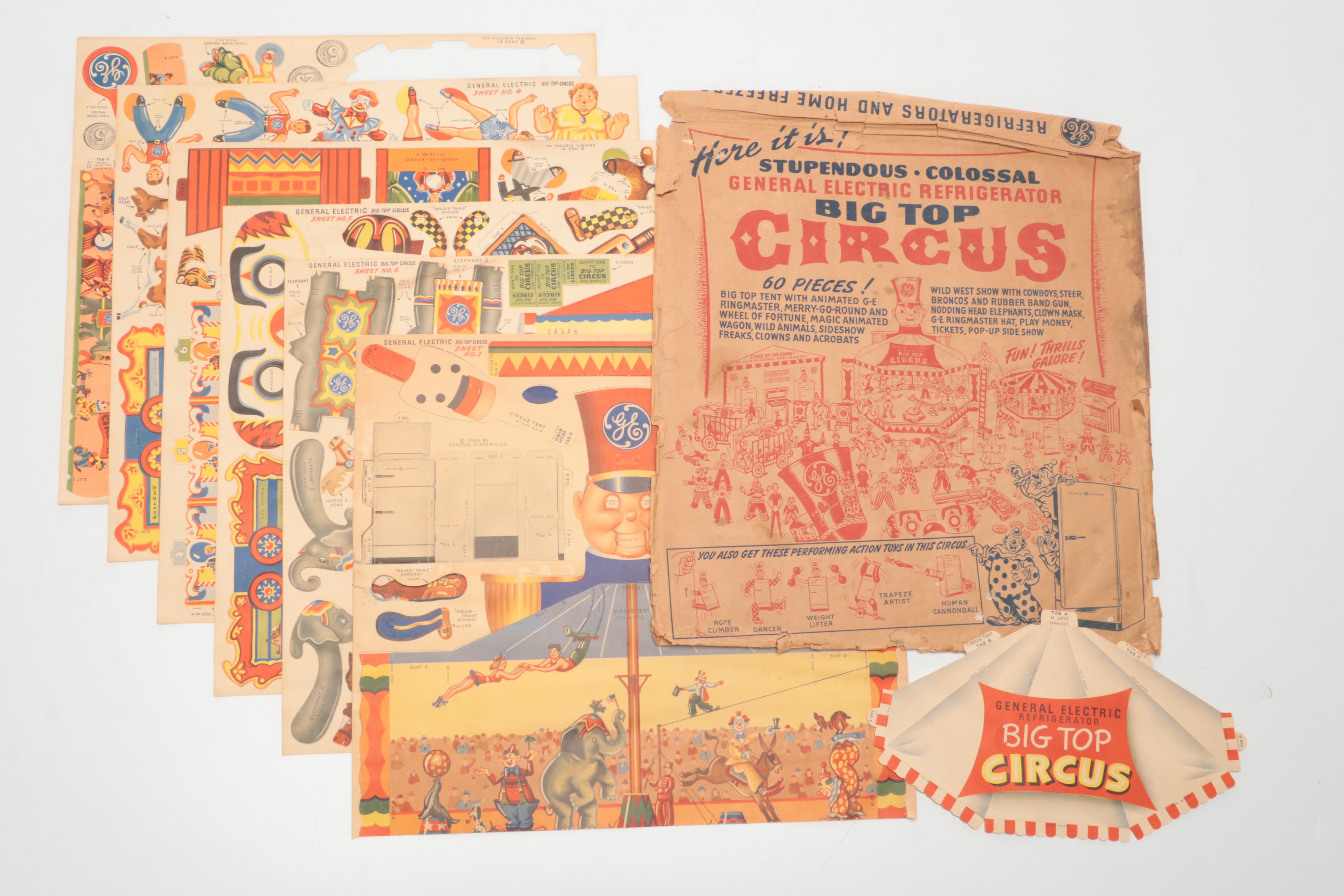 Vintage Circus Advertisements and Posters Featuring Barnum & Bailey and More