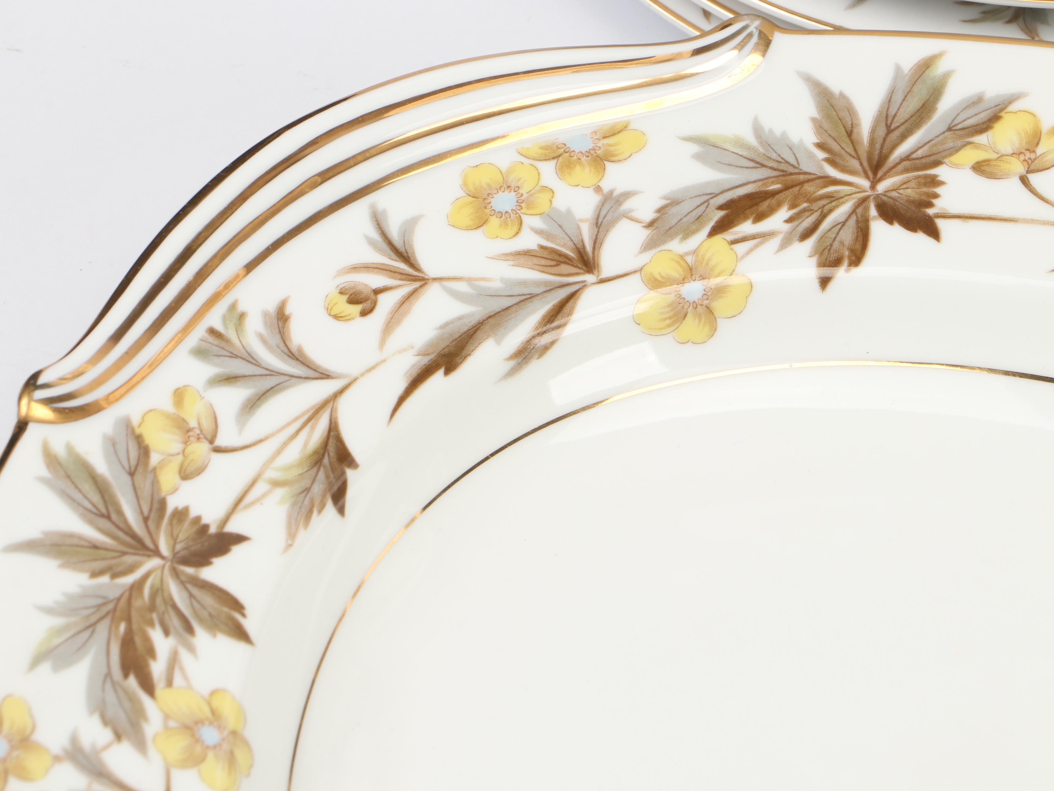 Noritake China "Lorraine" Dinnerware and Serving Pieces, 1953-1955