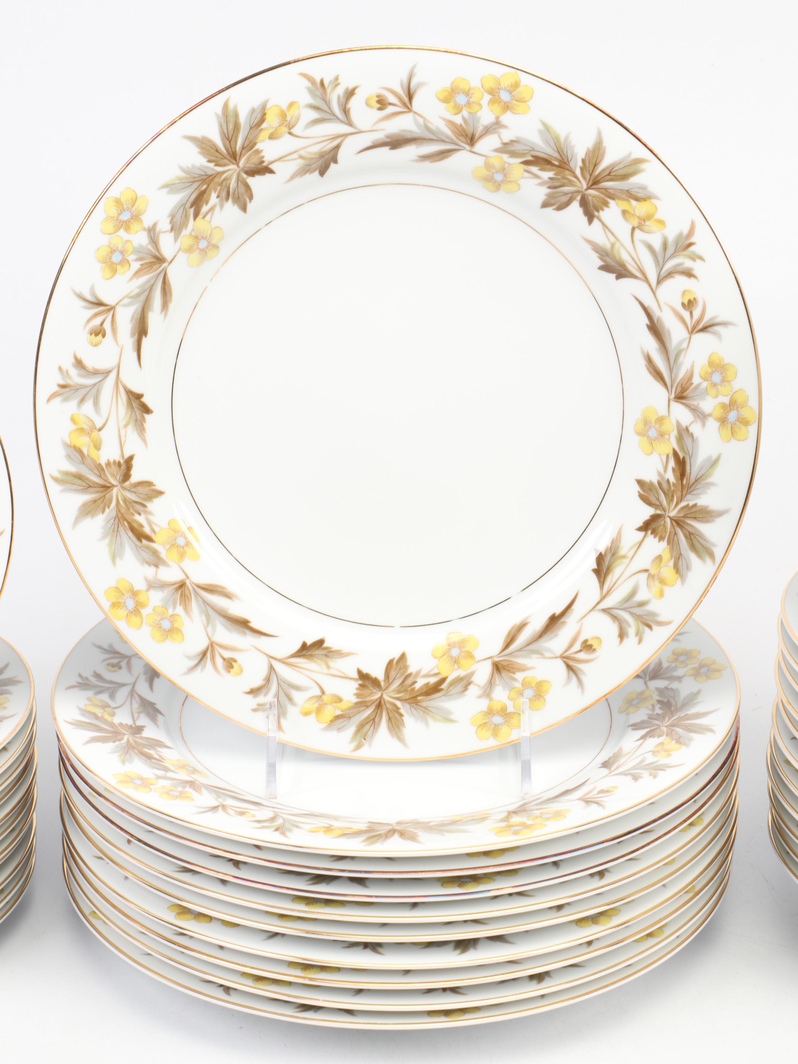 Noritake China "Lorraine" Dinnerware and Serving Pieces, 1953-1955