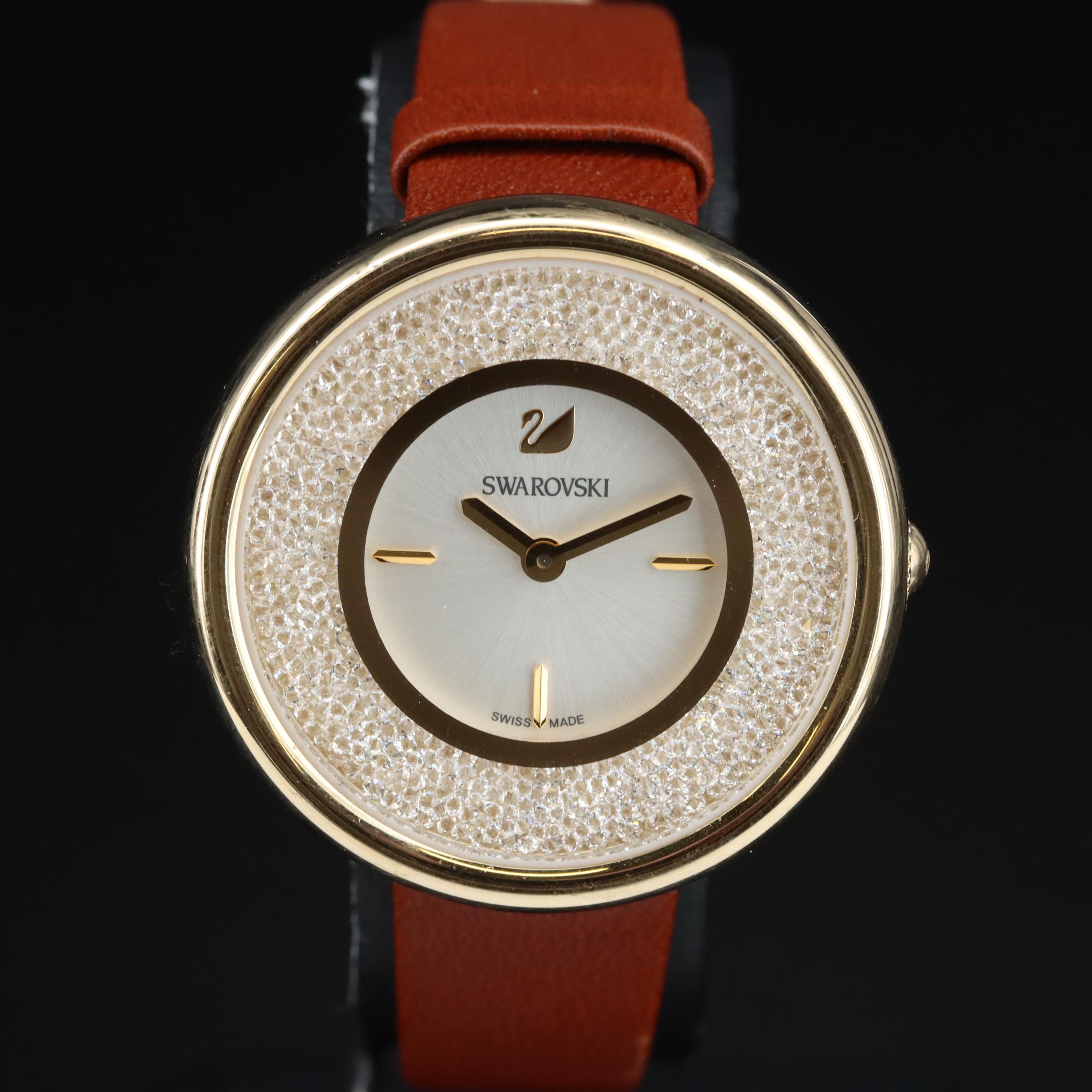 Swarovski Crystalline Pure Brown Watch