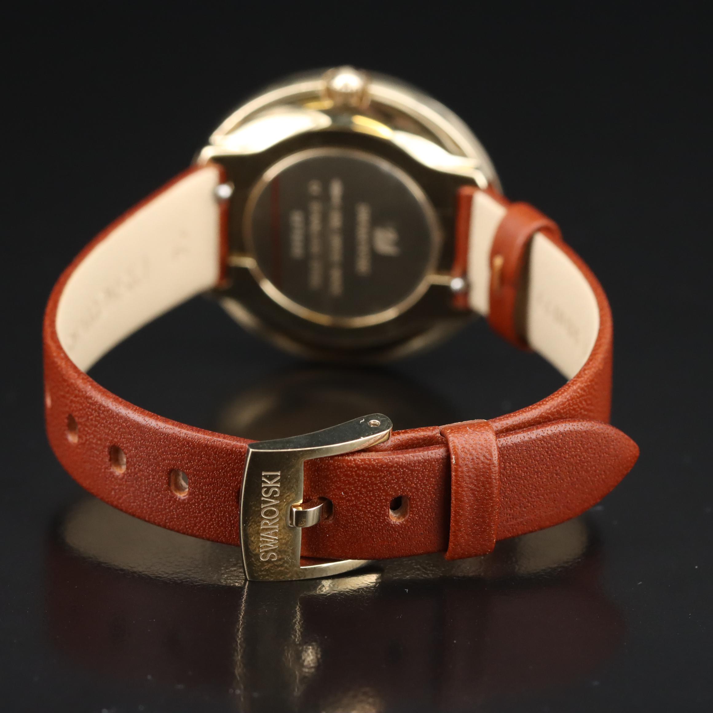 Swarovski Crystalline Pure Brown Watch