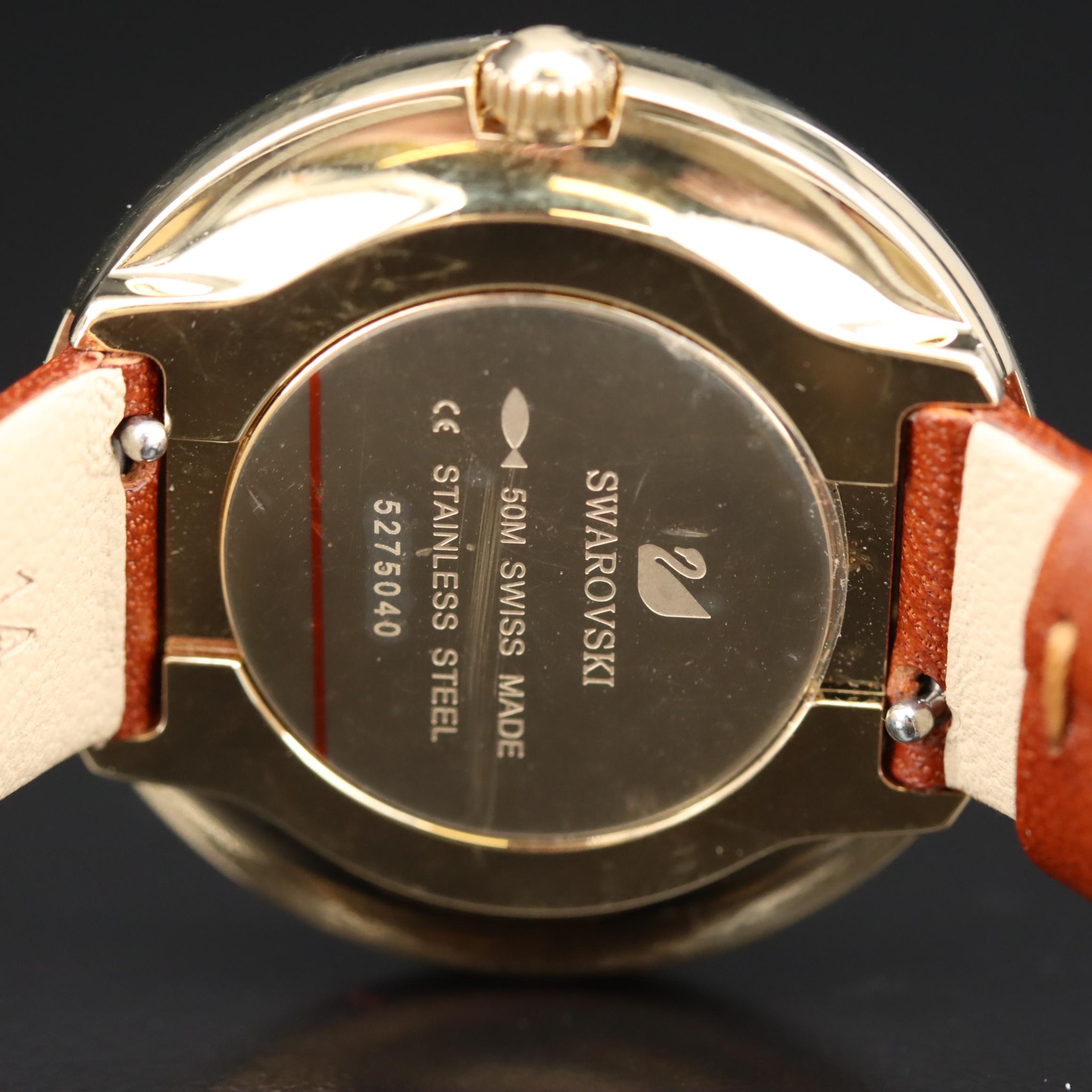 Swarovski Crystalline Pure Brown Watch