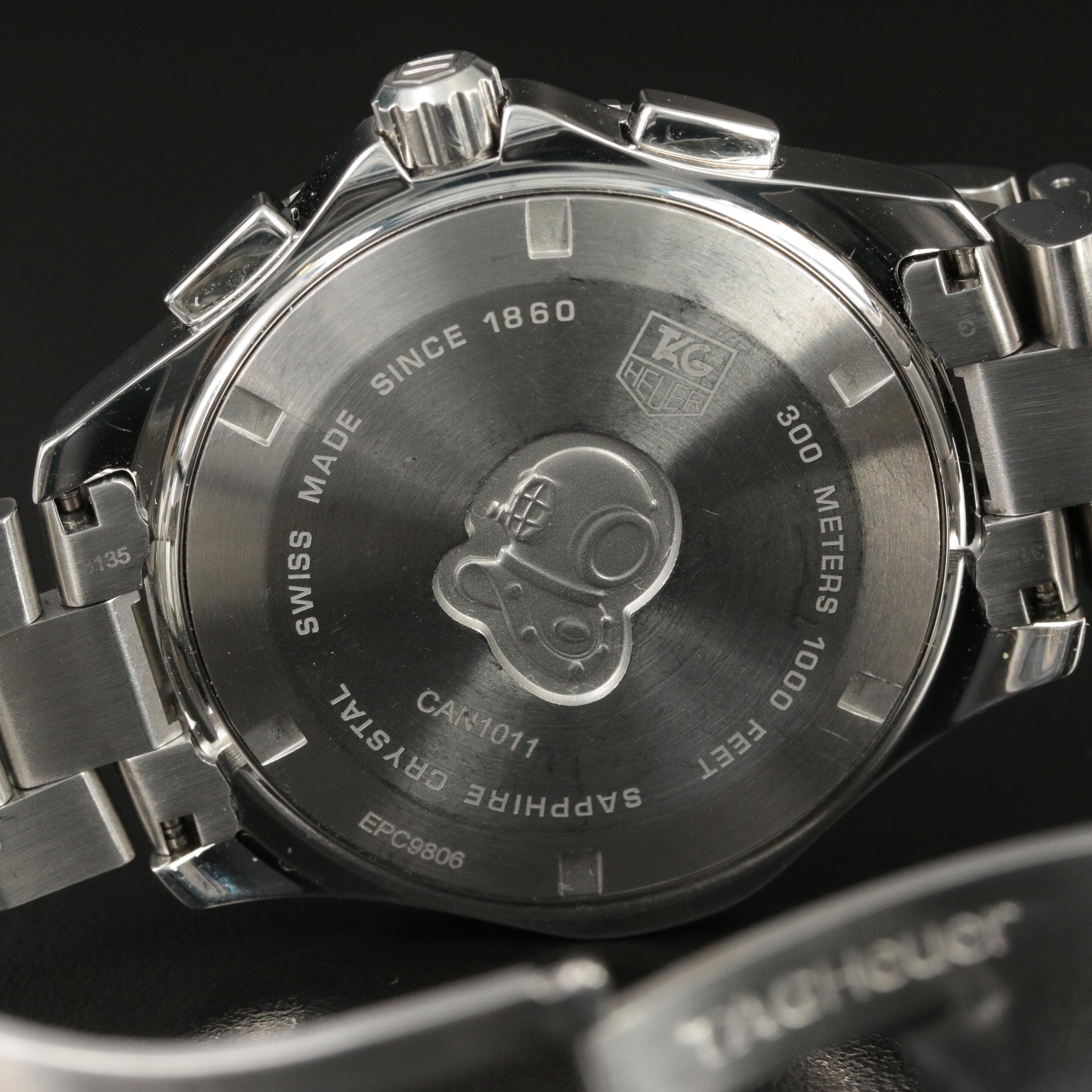 TAG Heuer Aquaracer Grande Date Blue 43mm Quartz Watch