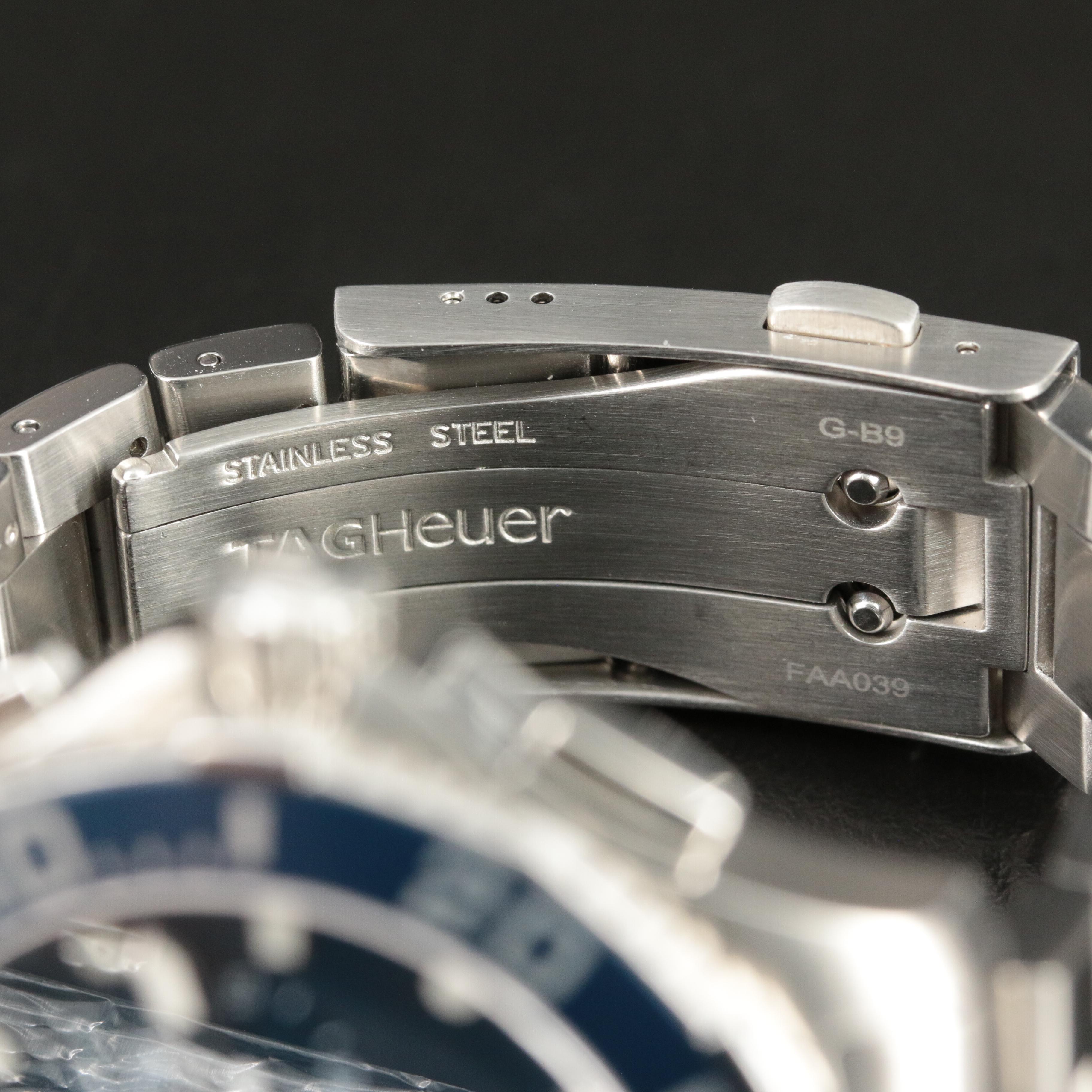 TAG Heuer Aquaracer Grande Date Blue 43mm Quartz Watch