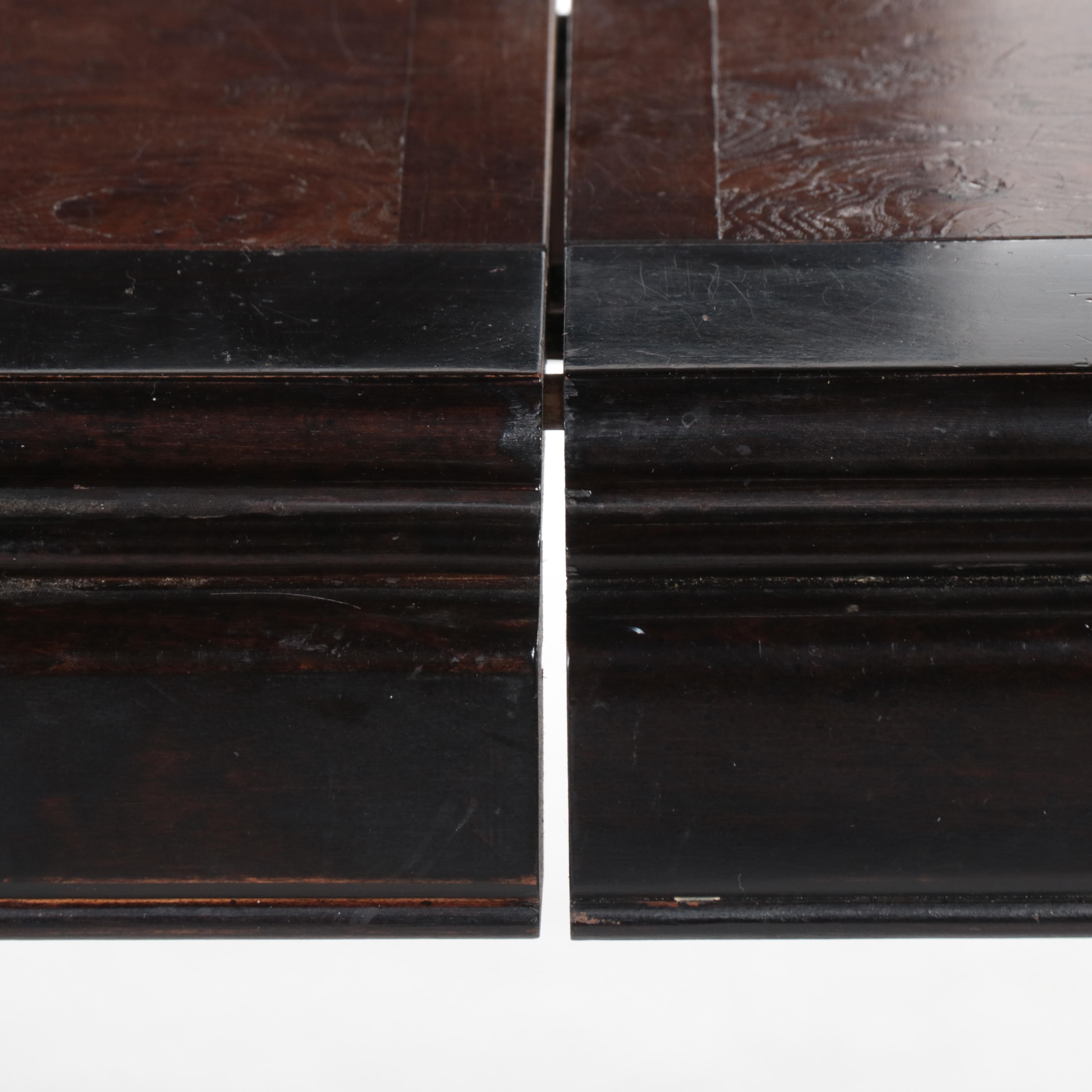 Century Furniture Chinese Style Dining Table and Eight Chairs, Late 20th C.