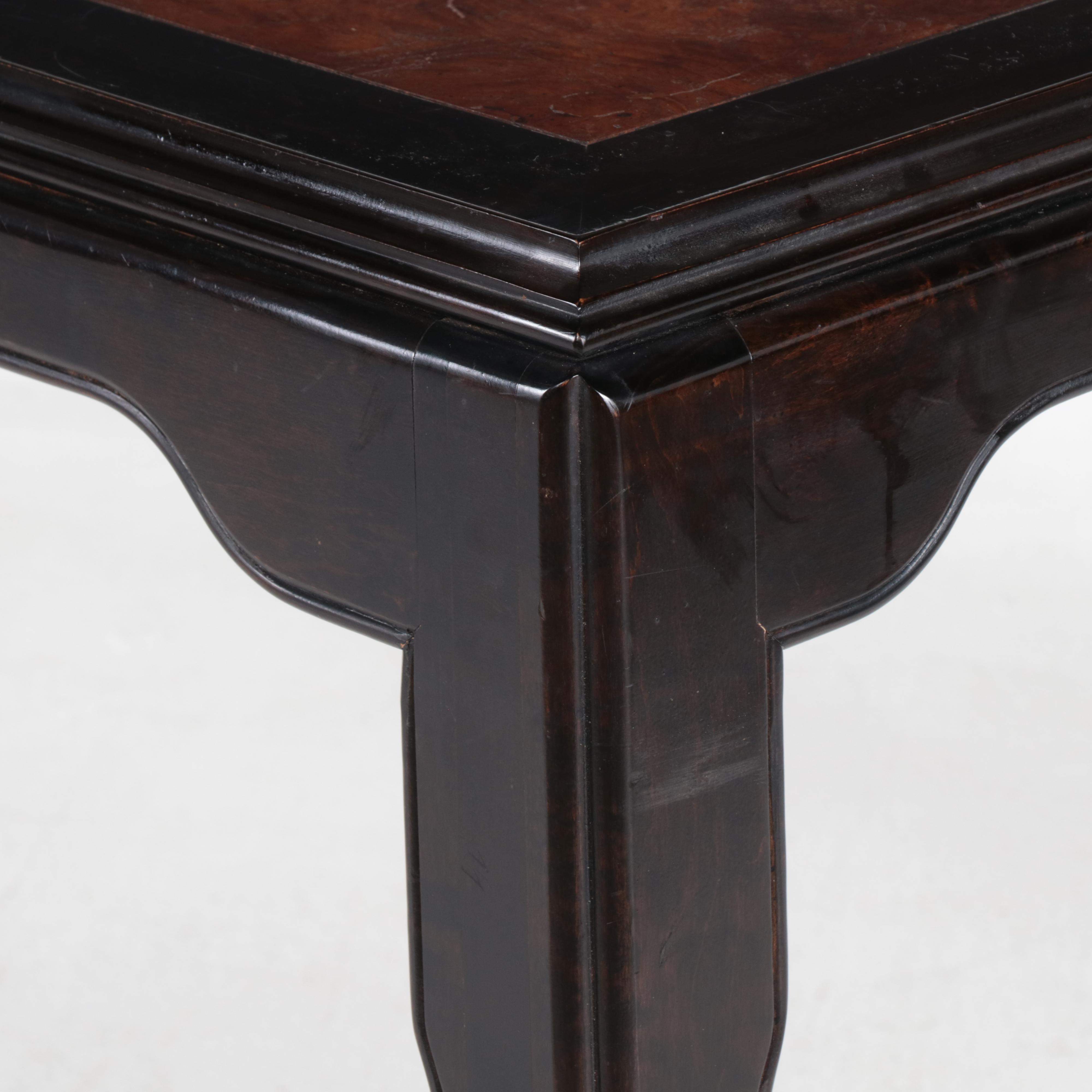 Century Furniture Chinese Style Dining Table and Eight Chairs, Late 20th C.