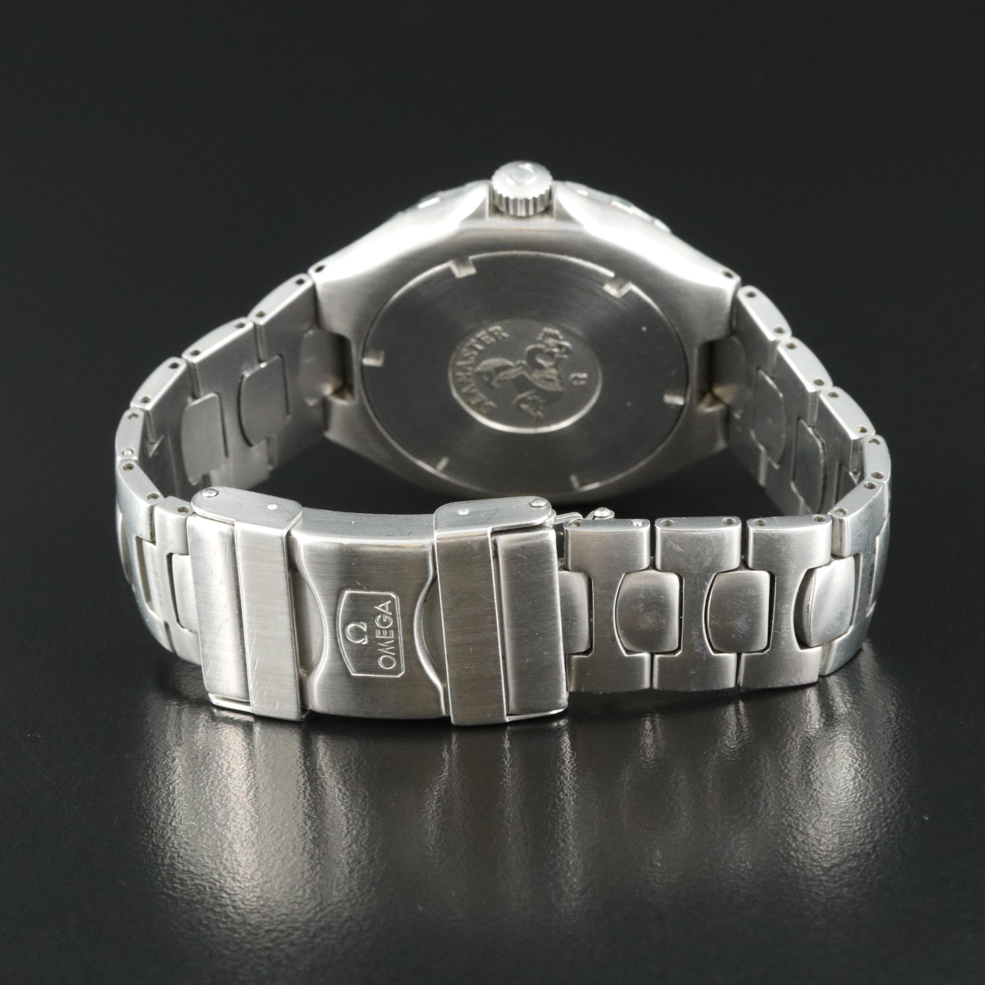 Omega Seamaster 200M Steel 36MM Black Dial Quartz Watch