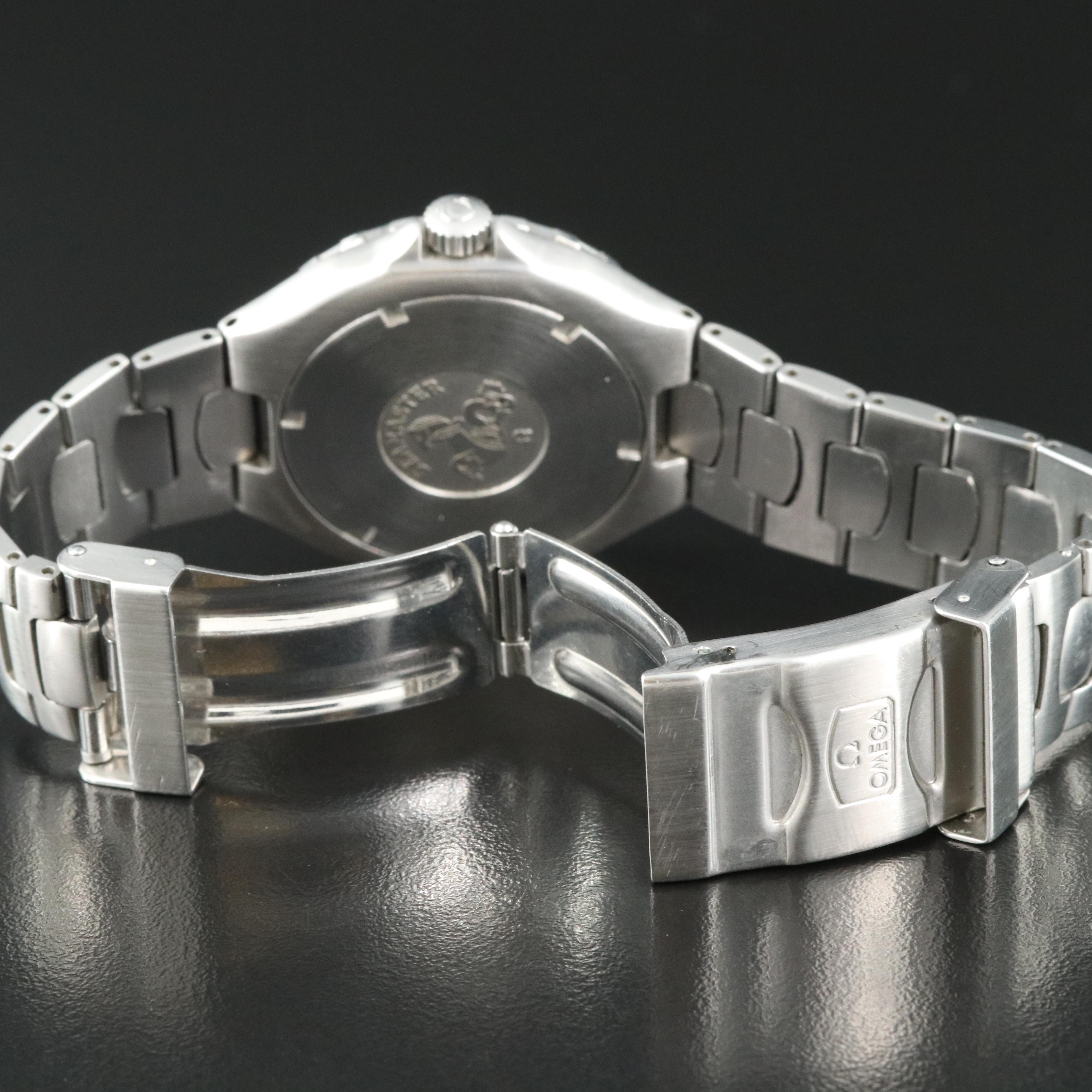 Omega Seamaster 200M Steel 36MM Black Dial Quartz Watch