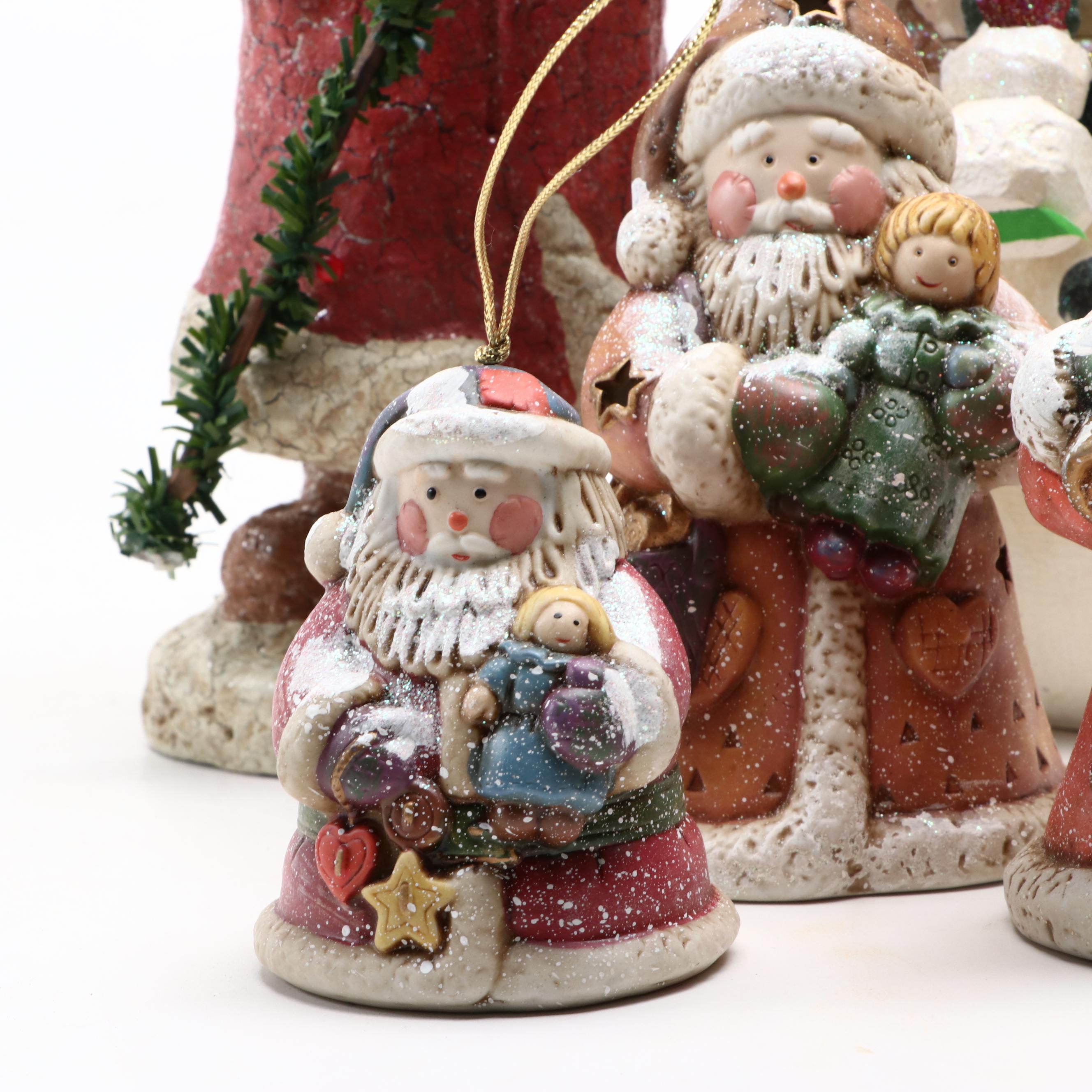 House of Hatten Resin Snowman Figurine with Other Seasonal  Décor