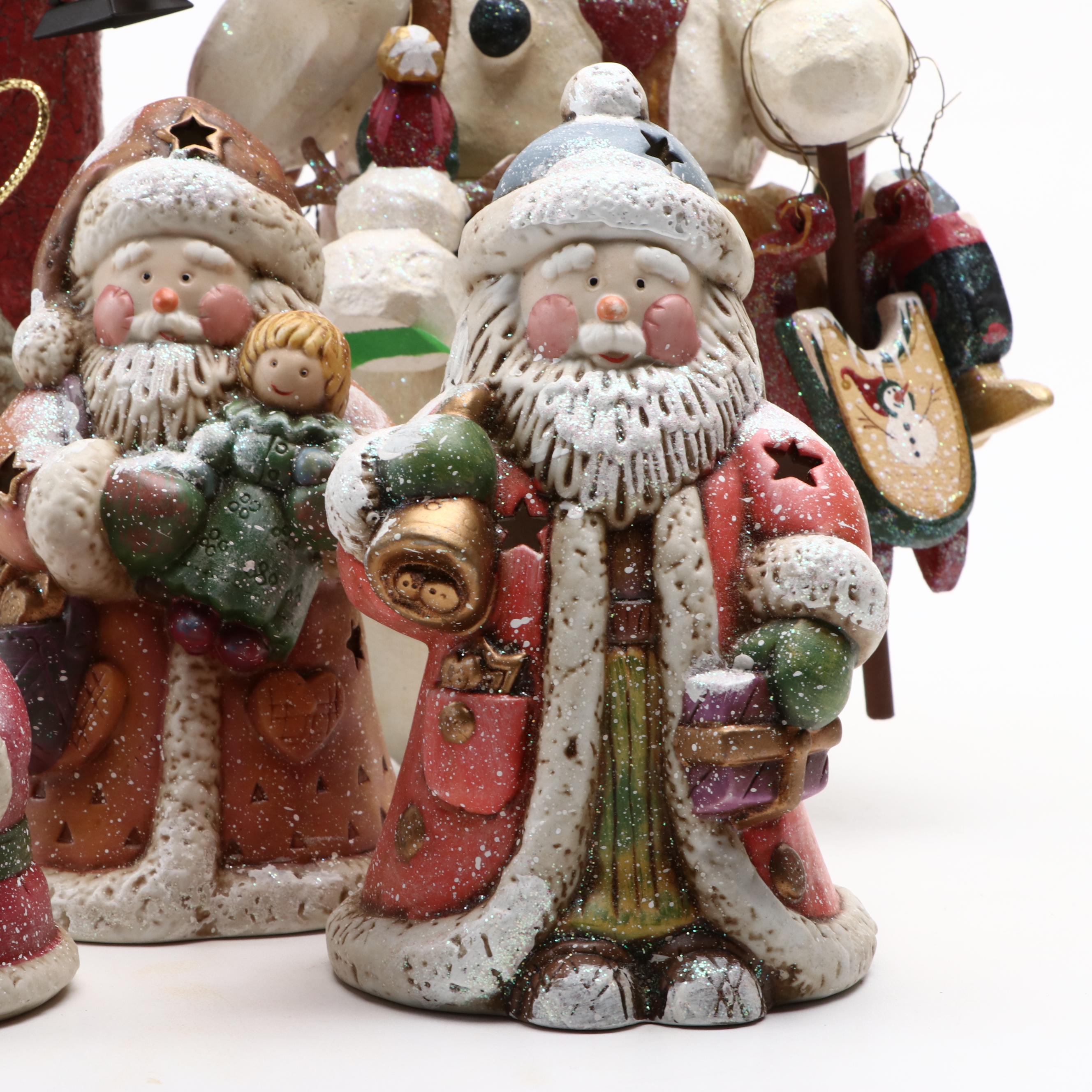 House of Hatten Resin Snowman Figurine with Other Seasonal  Décor