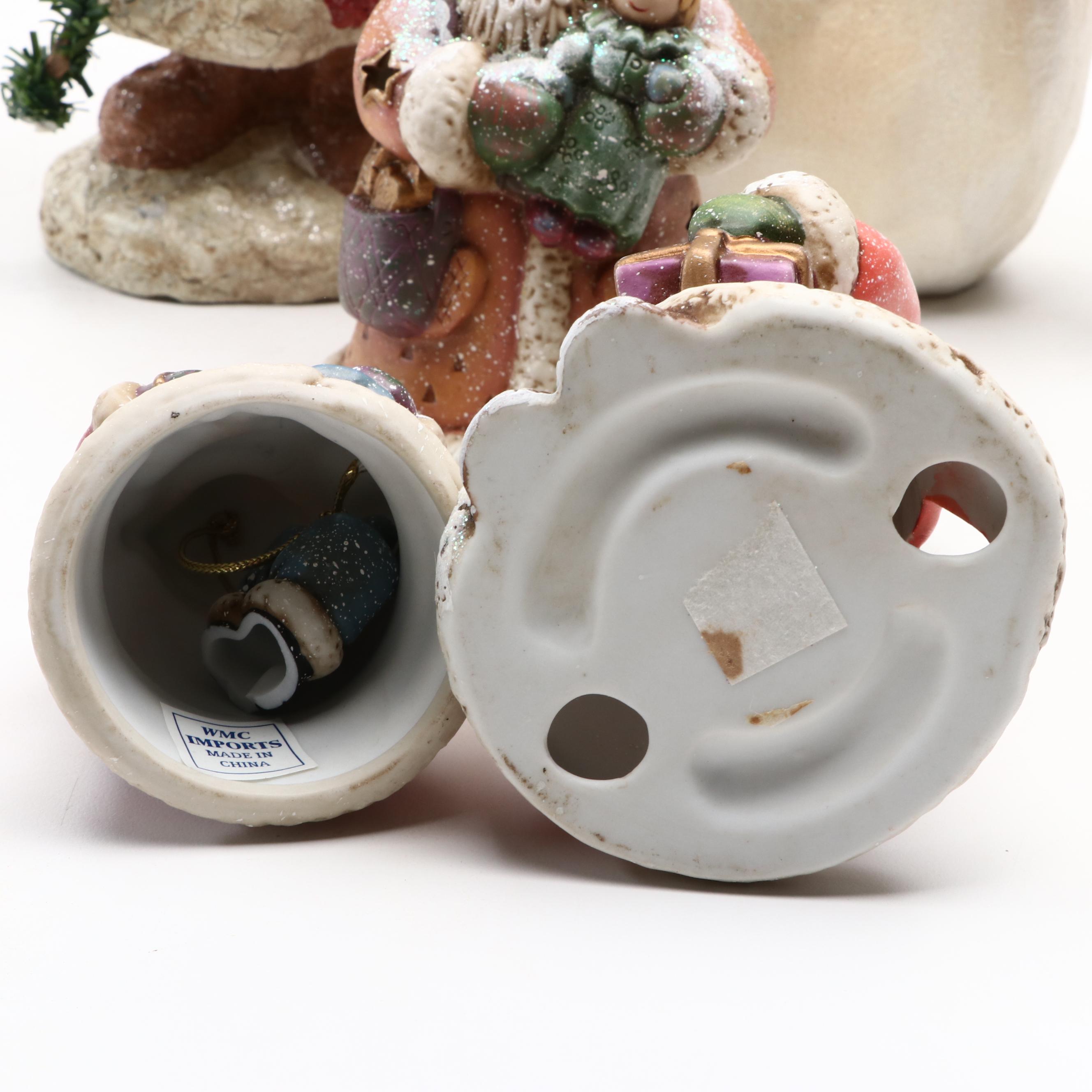 House of Hatten Resin Snowman Figurine with Other Seasonal  Décor