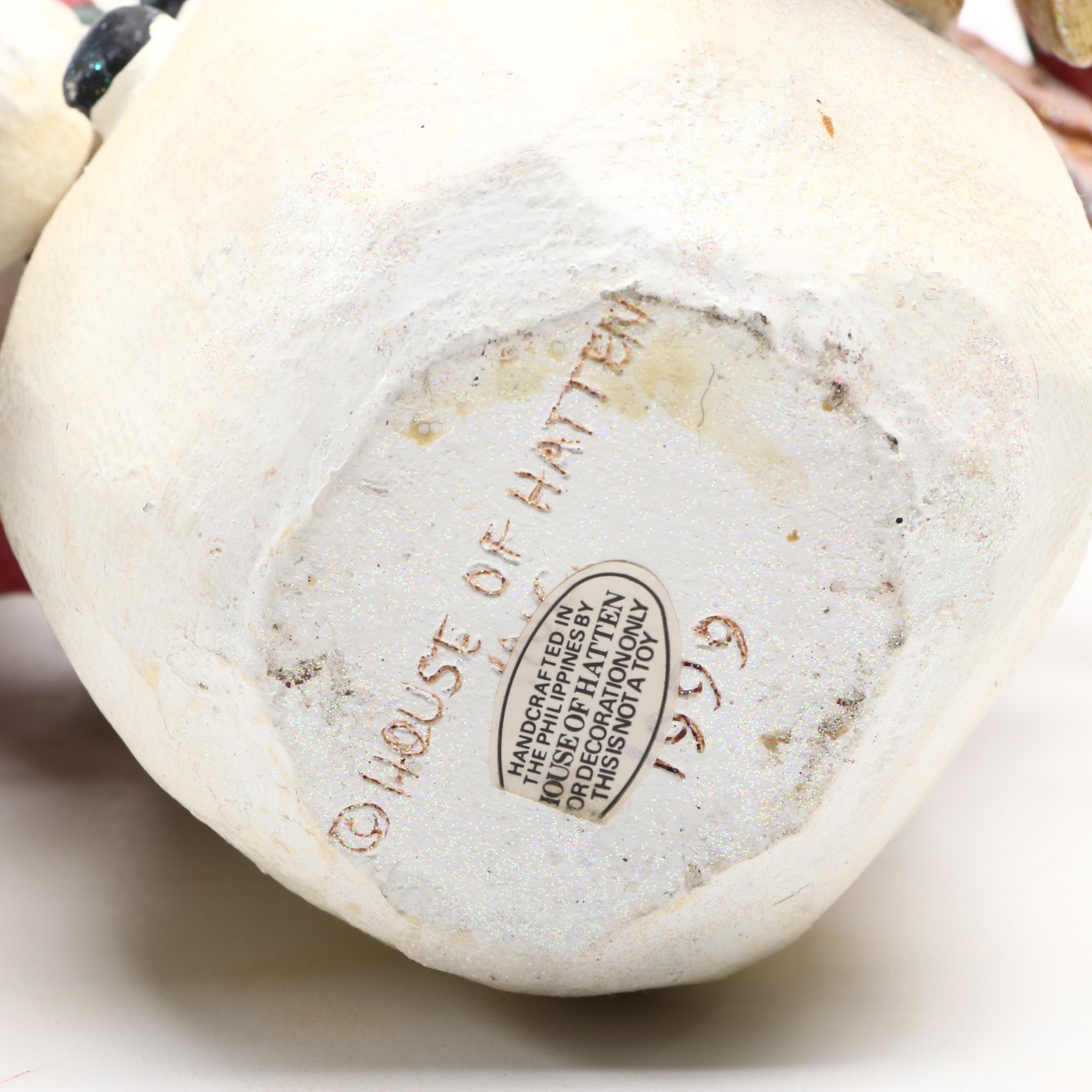 House of Hatten Resin Snowman Figurine with Other Seasonal  Décor