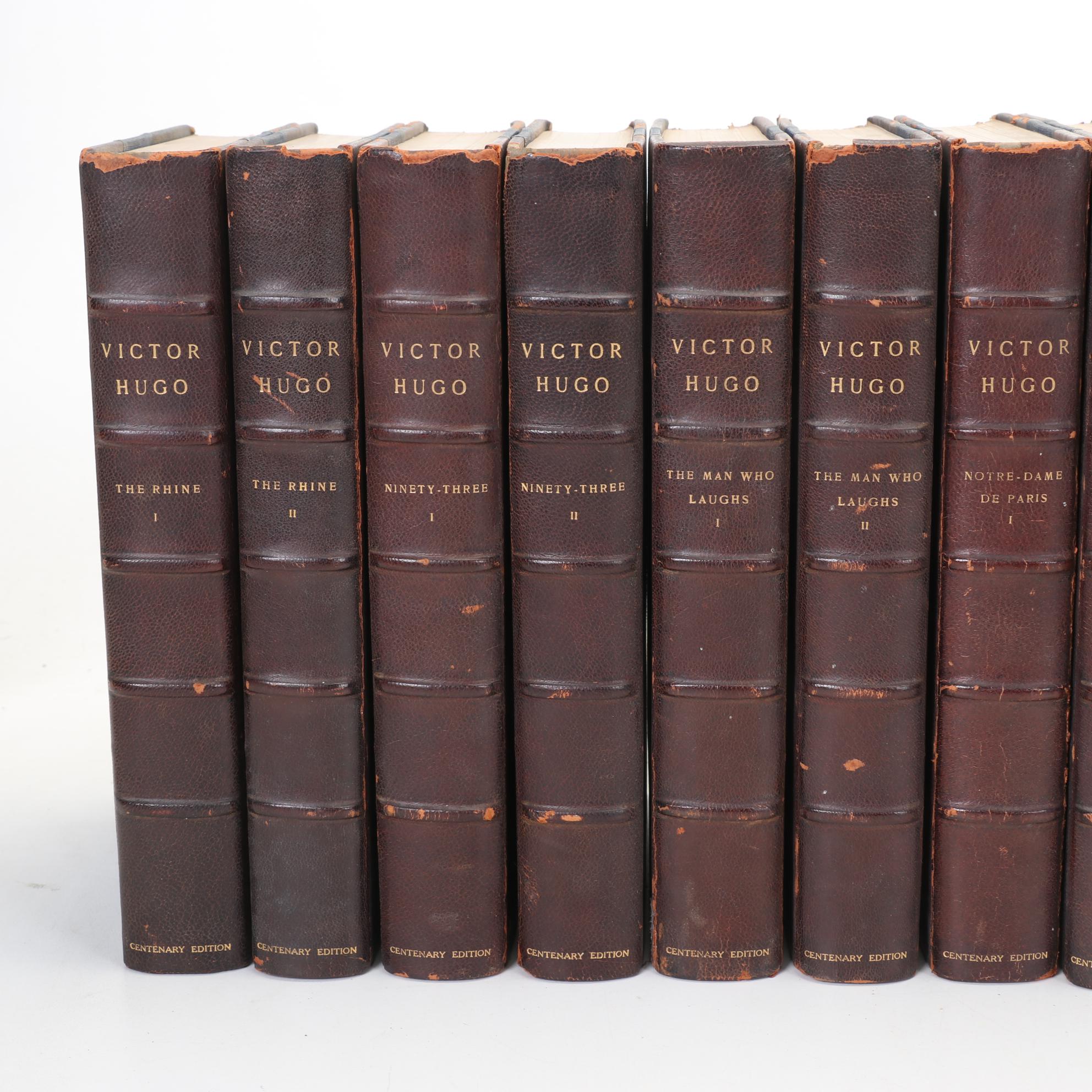 Centenary Edition "The Works of Victor Hugo" Complete Thirty-Volume Set, 1902