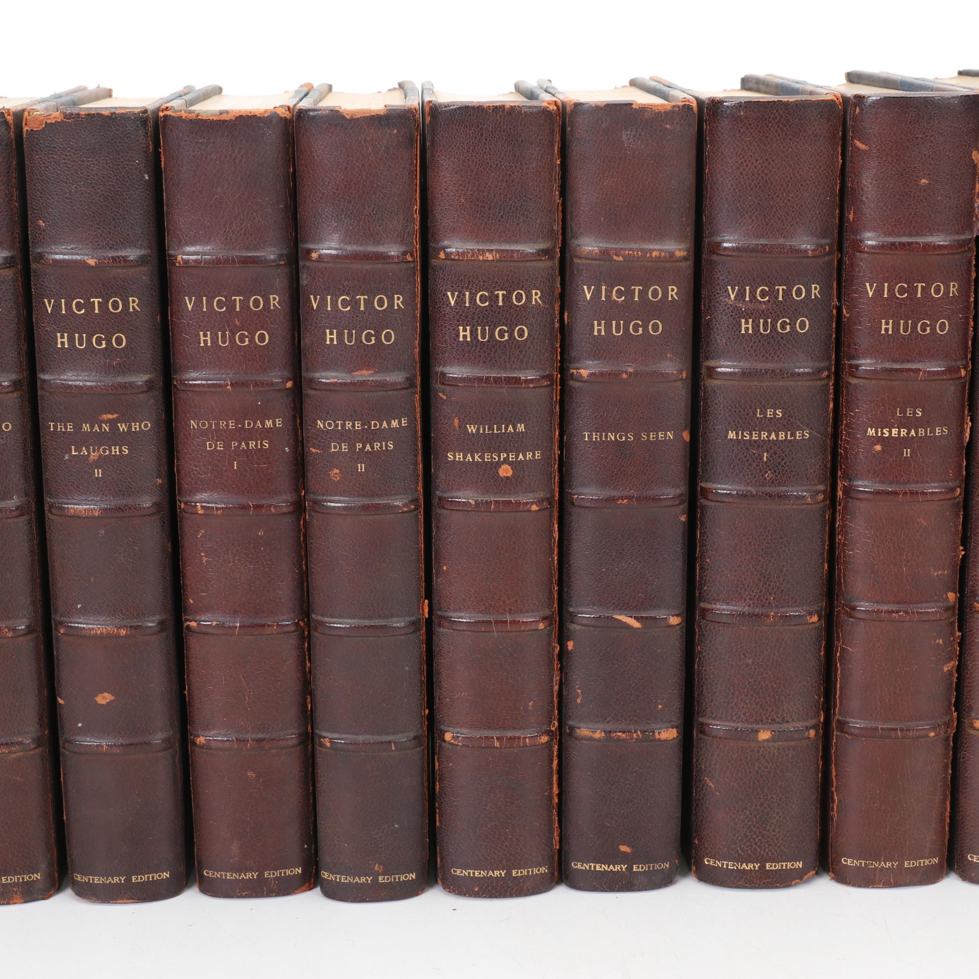 Centenary Edition "The Works of Victor Hugo" Complete Thirty-Volume Set, 1902