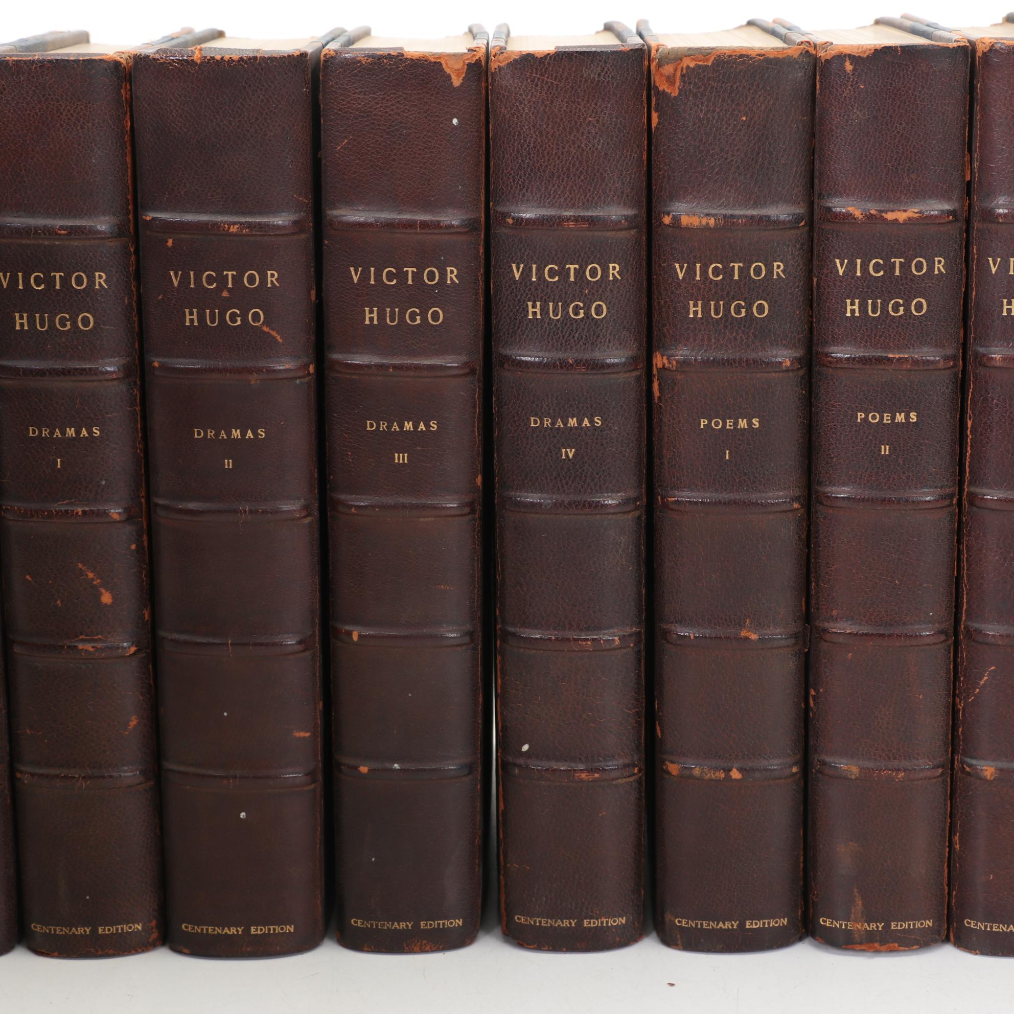 Centenary Edition "The Works of Victor Hugo" Complete Thirty-Volume Set, 1902
