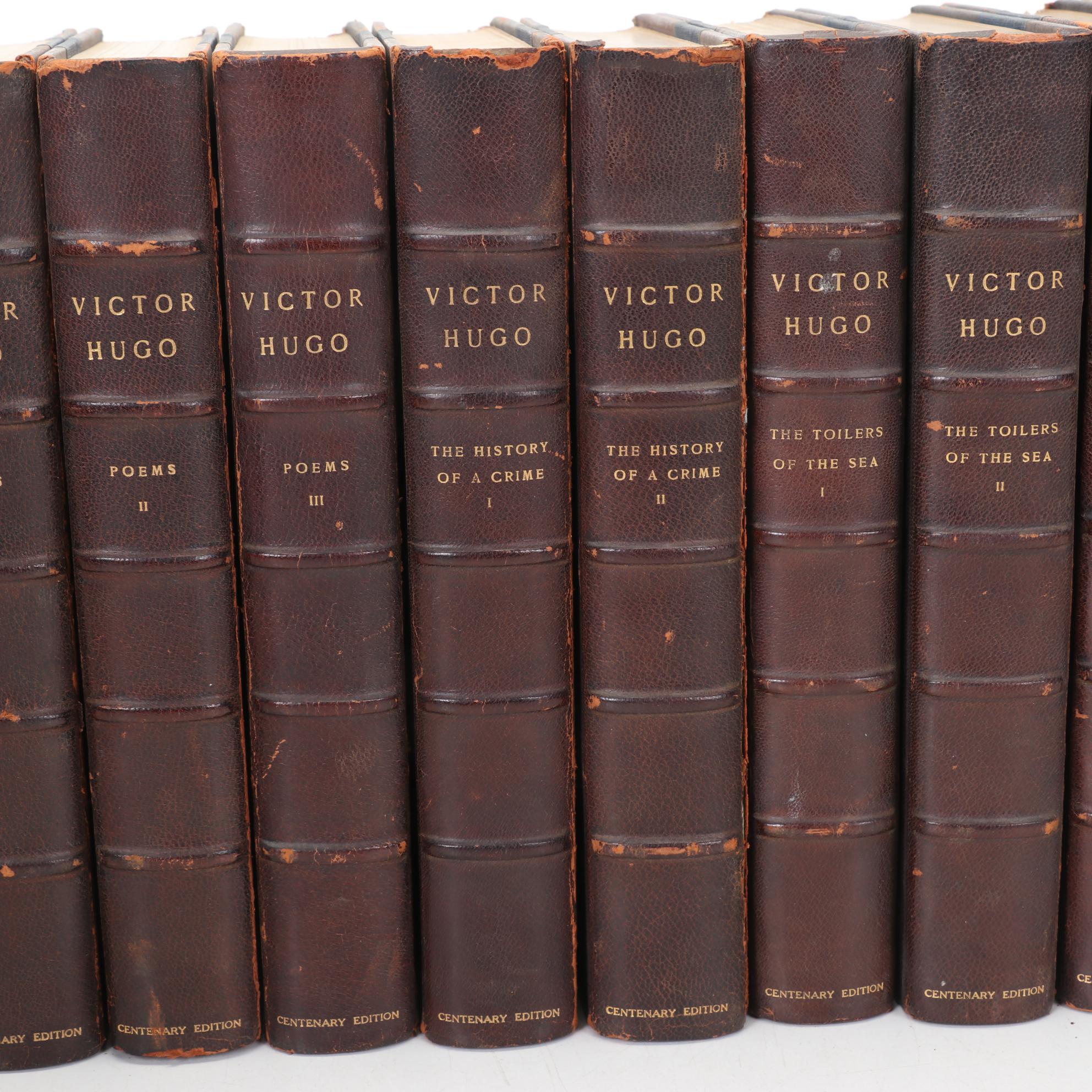 Centenary Edition "The Works of Victor Hugo" Complete Thirty-Volume Set, 1902