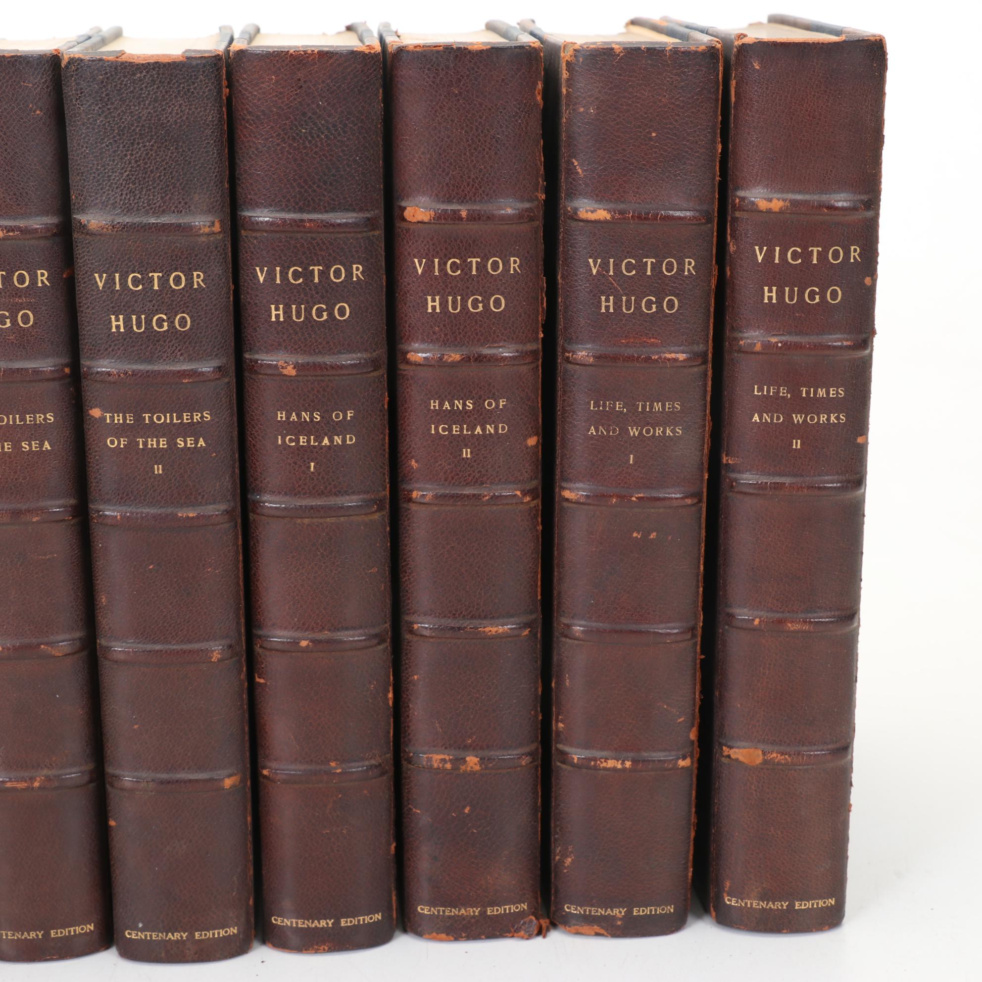 Centenary Edition "The Works of Victor Hugo" Complete Thirty-Volume Set, 1902
